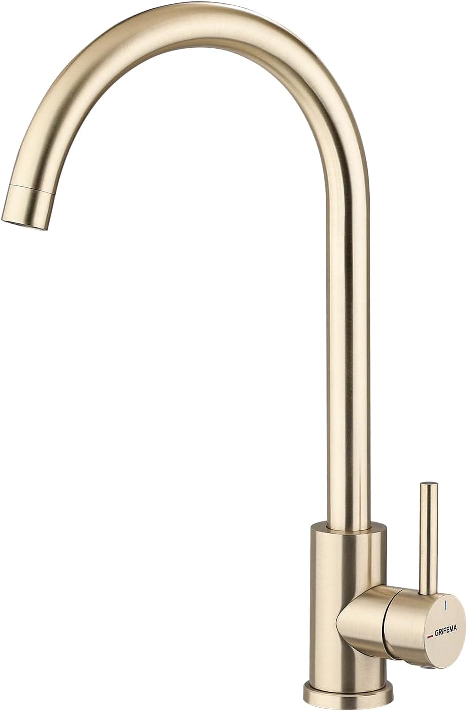 Grifema G4008Y Irismart - Rubinetto Cucina Alto, Oro