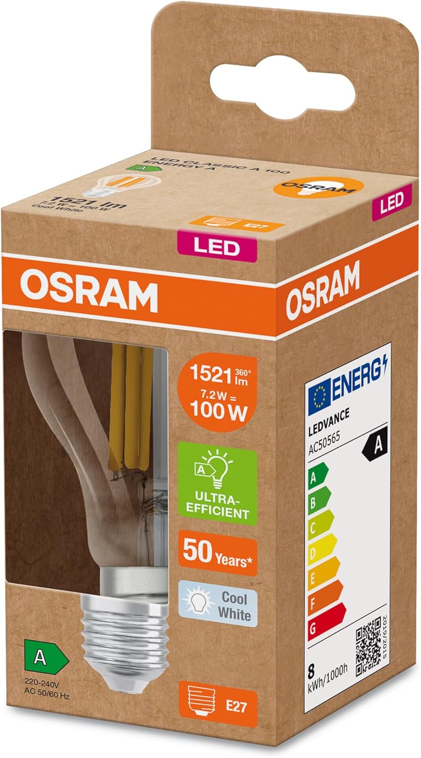 Osram SUPERSTAR+ CLASSIC A FIL 100 - Lampada LED E27 - immagine 3