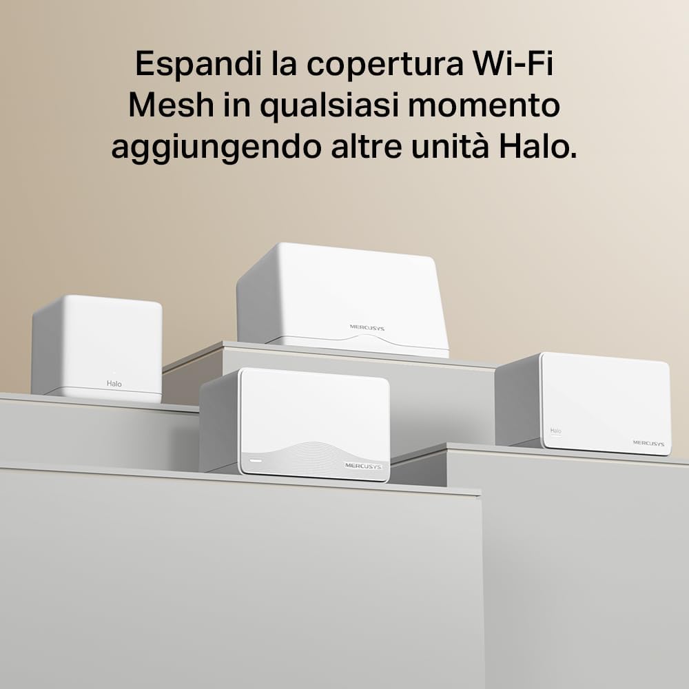 Mercusys TP-Link Halo H85X Mesh Wi-Fi 6 AX3000Mbps - immagine 6