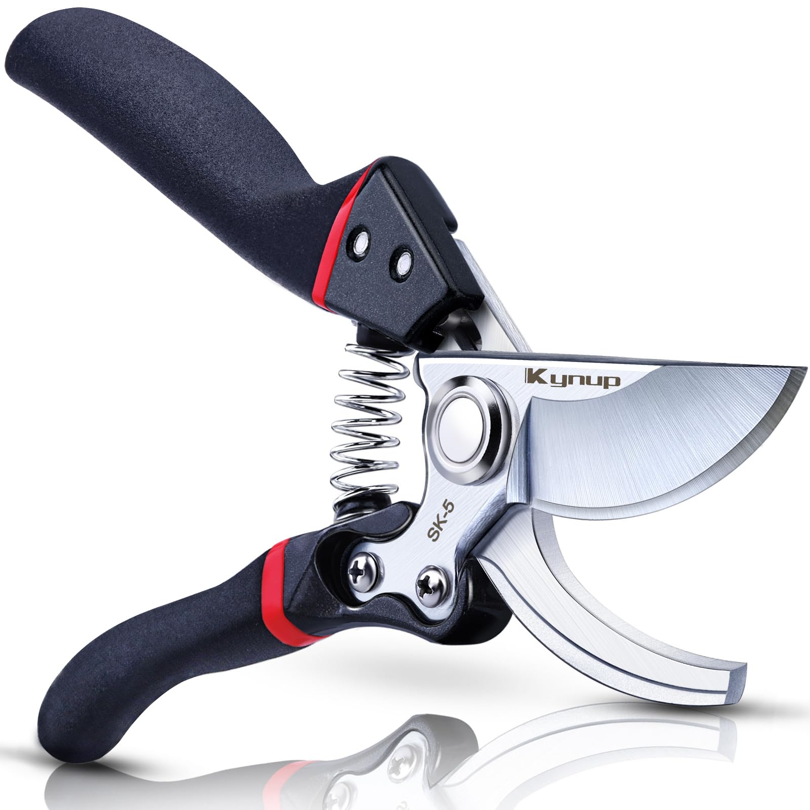 Kynup Forbici Cesoie Professionali da Giardino, Nero