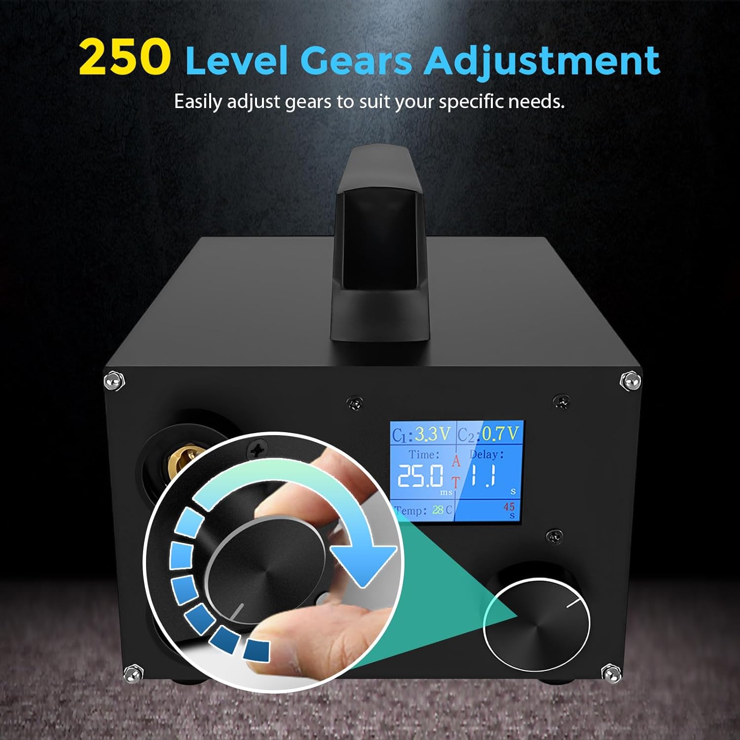 Saldatrice a Punti Portatile 3000F con LCD 1.8" - immagine 5