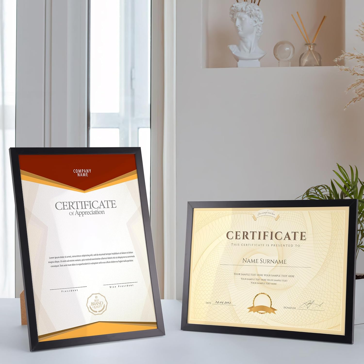 Eympeu Cornice A4 Nera - Set da 18 Pezzi - immagine 5