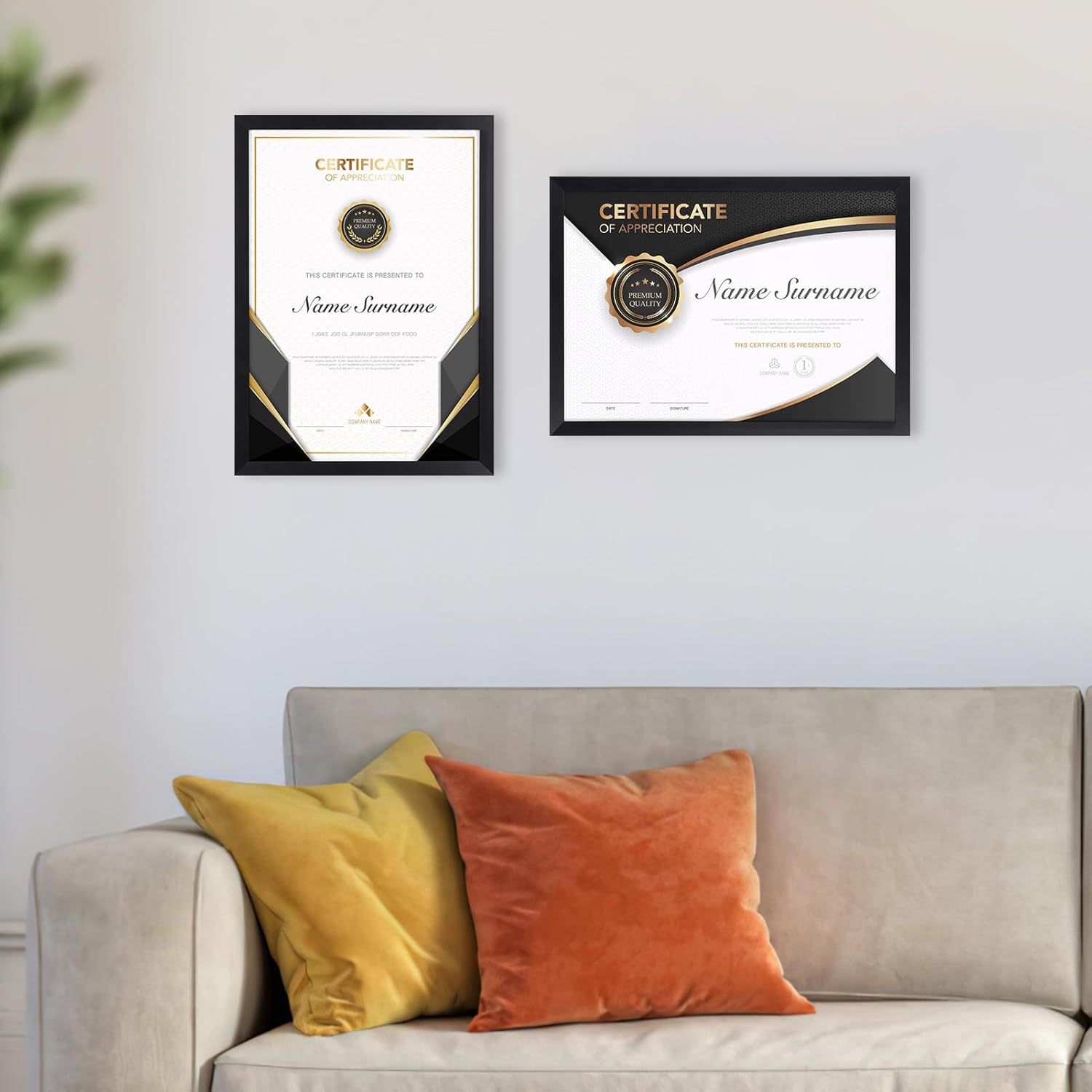 Eympeu Cornice A4 Nera - Set da 18 Pezzi - immagine 6