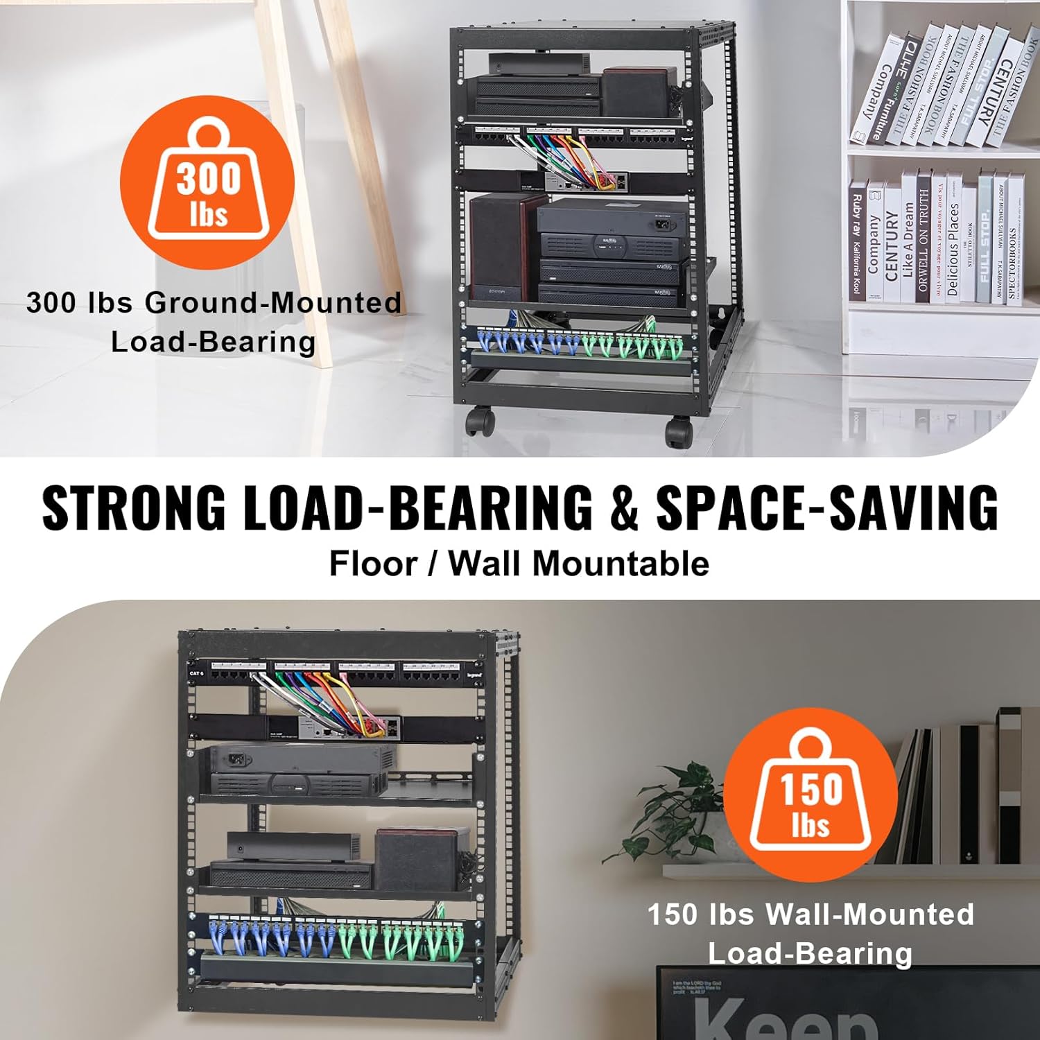 Vevor Server Rack a Telaio Aperto 15U - immagine 3