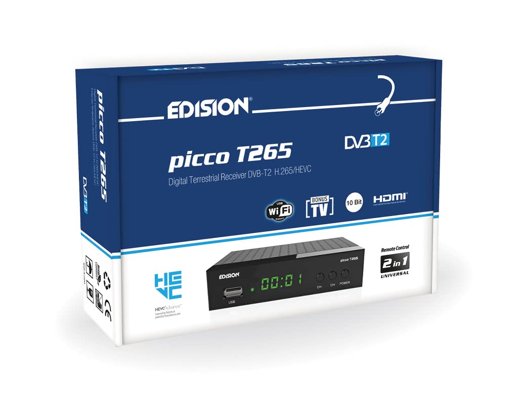 Edision PICCO T265 Decoder Digitale Terrestre Full HD