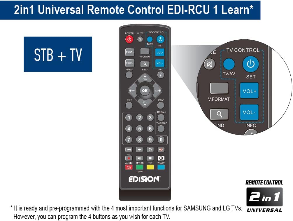 Edision PICCO T265 Decoder Digitale Terrestre Full HD - immagine 5