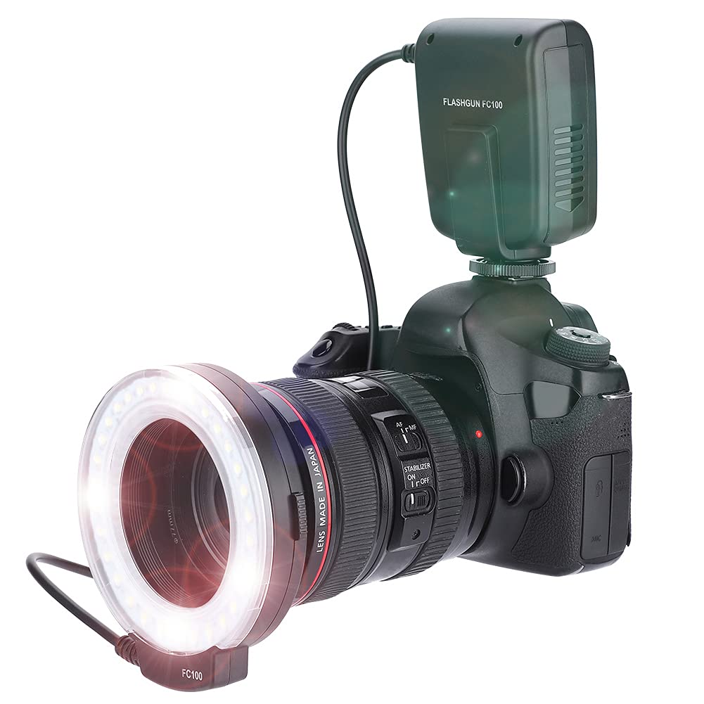 Topiky FC-100 Flash Anulare Macro LED Portatile 5500K