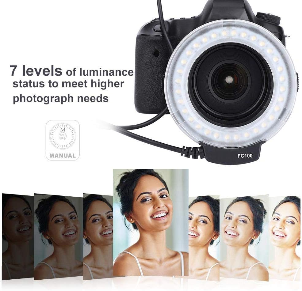 Topiky FC-100 Flash Anulare Macro LED Portatile 5500K - immagine 4