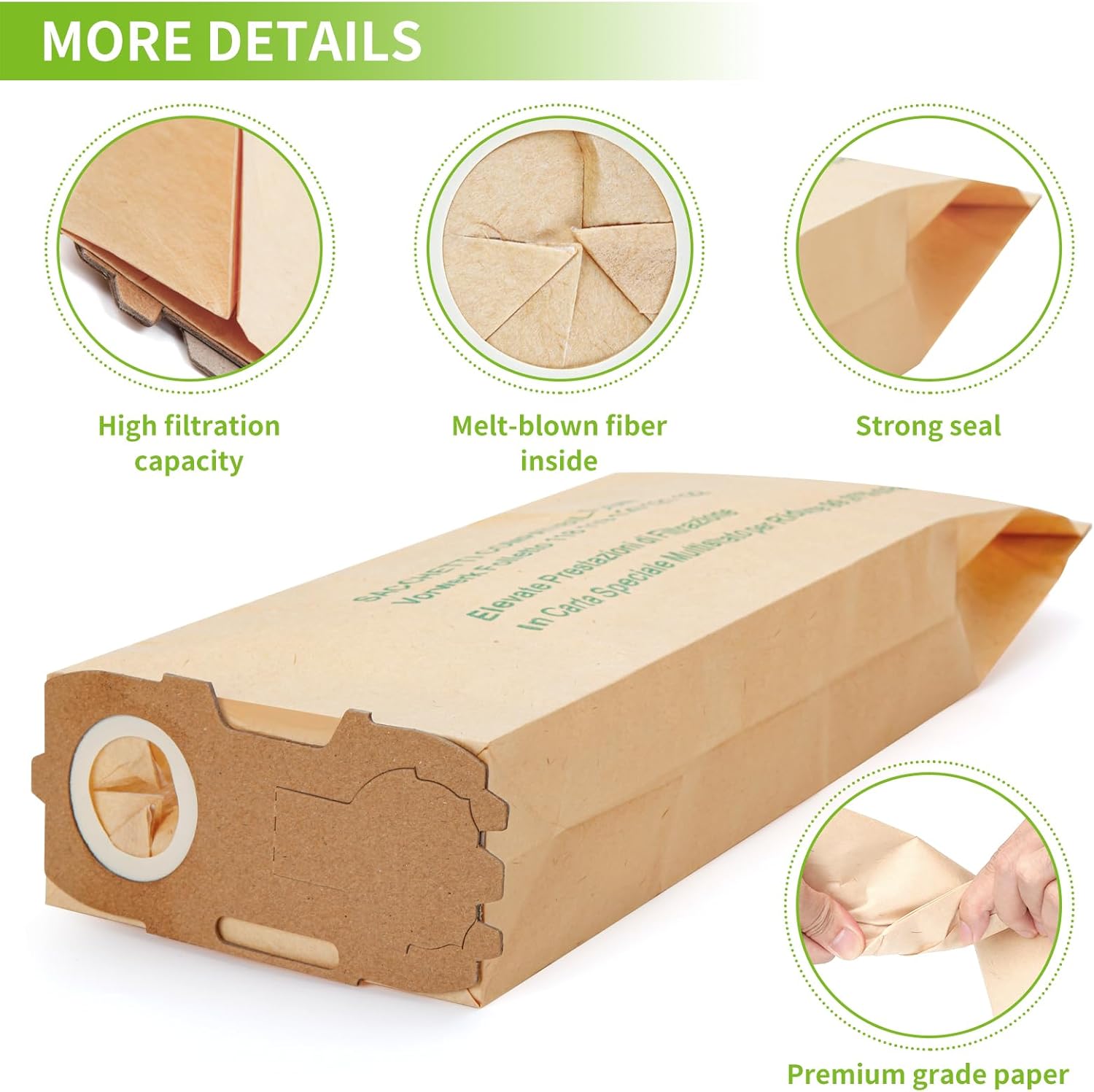 Sacchetti per Folletto (10 Pezzi) - immagine 3