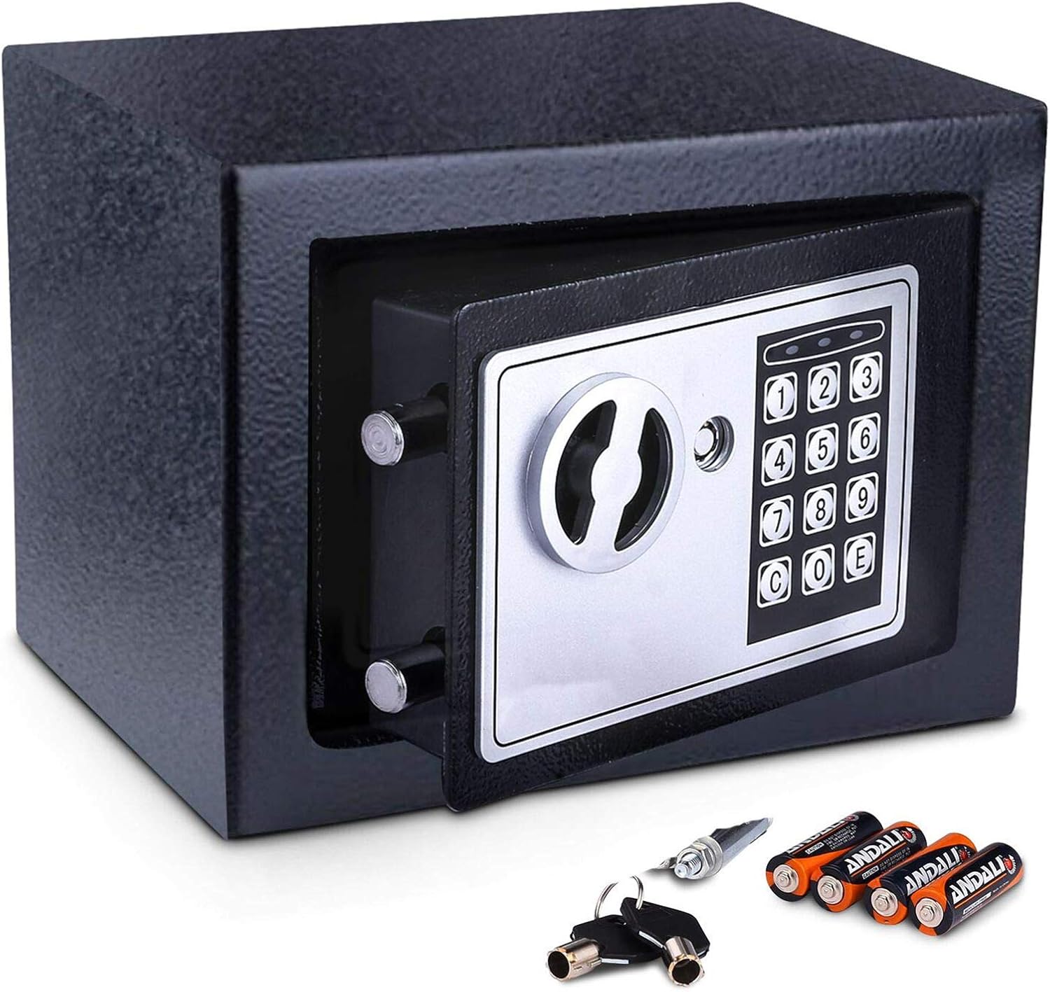 Meykey Cassaforte Elettronica Digitale Nera