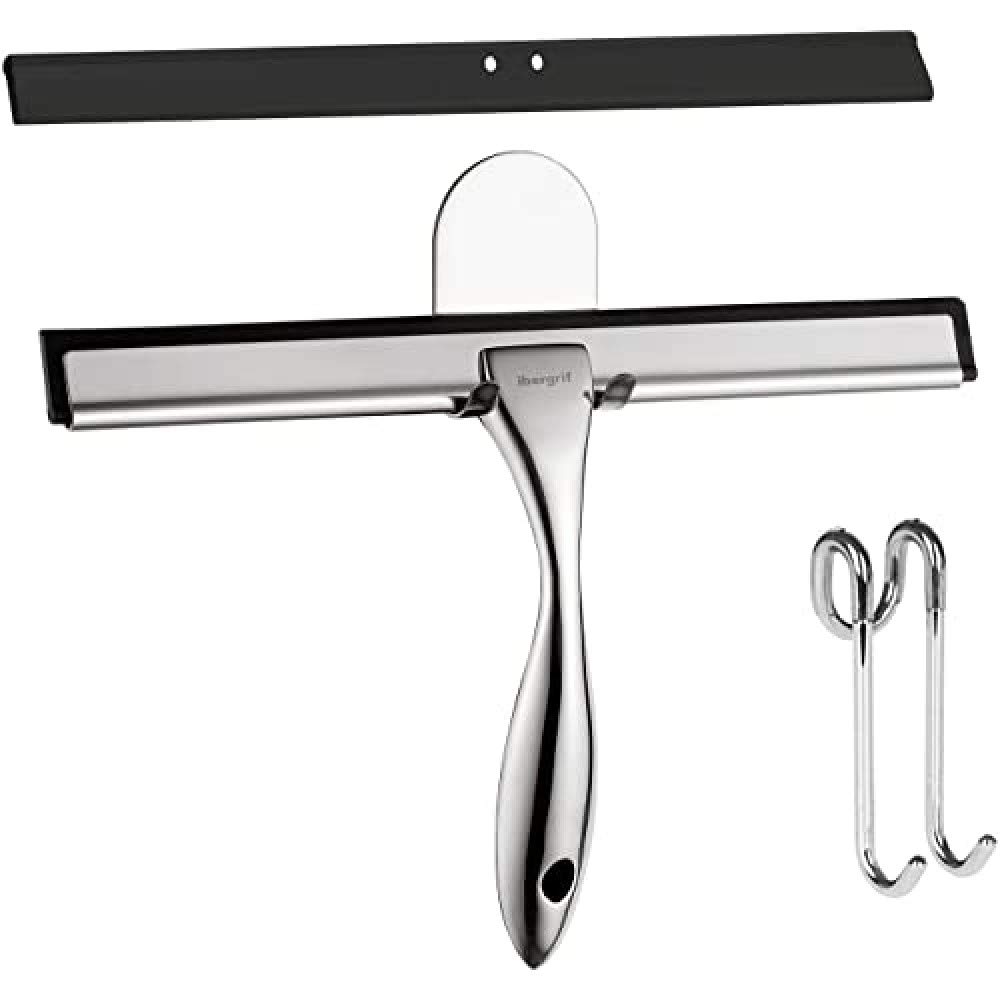 Ibergrif M34101 - Tergivetro Doccia Acciaio Cromo