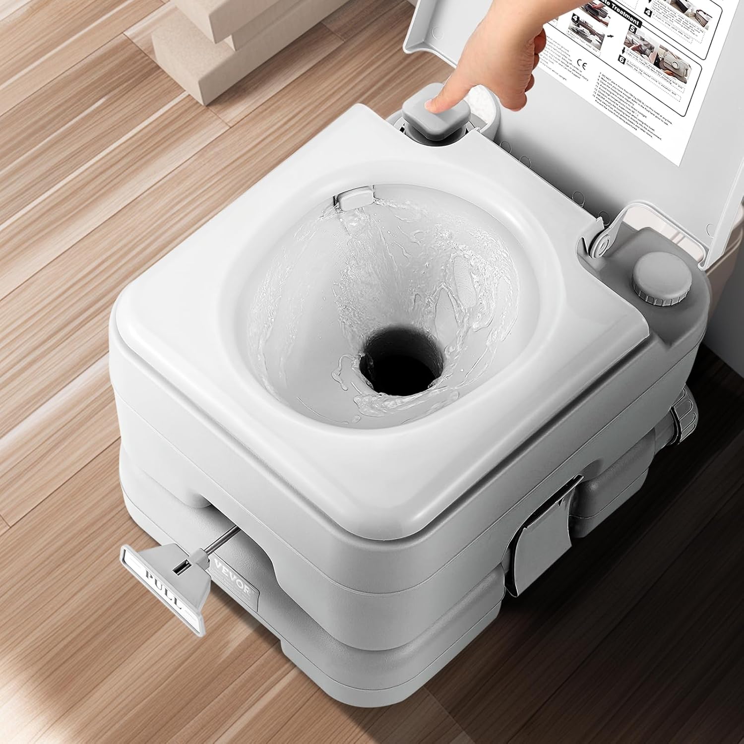 Vevor Toilette Portatile da Campeggio 12L - immagine 8