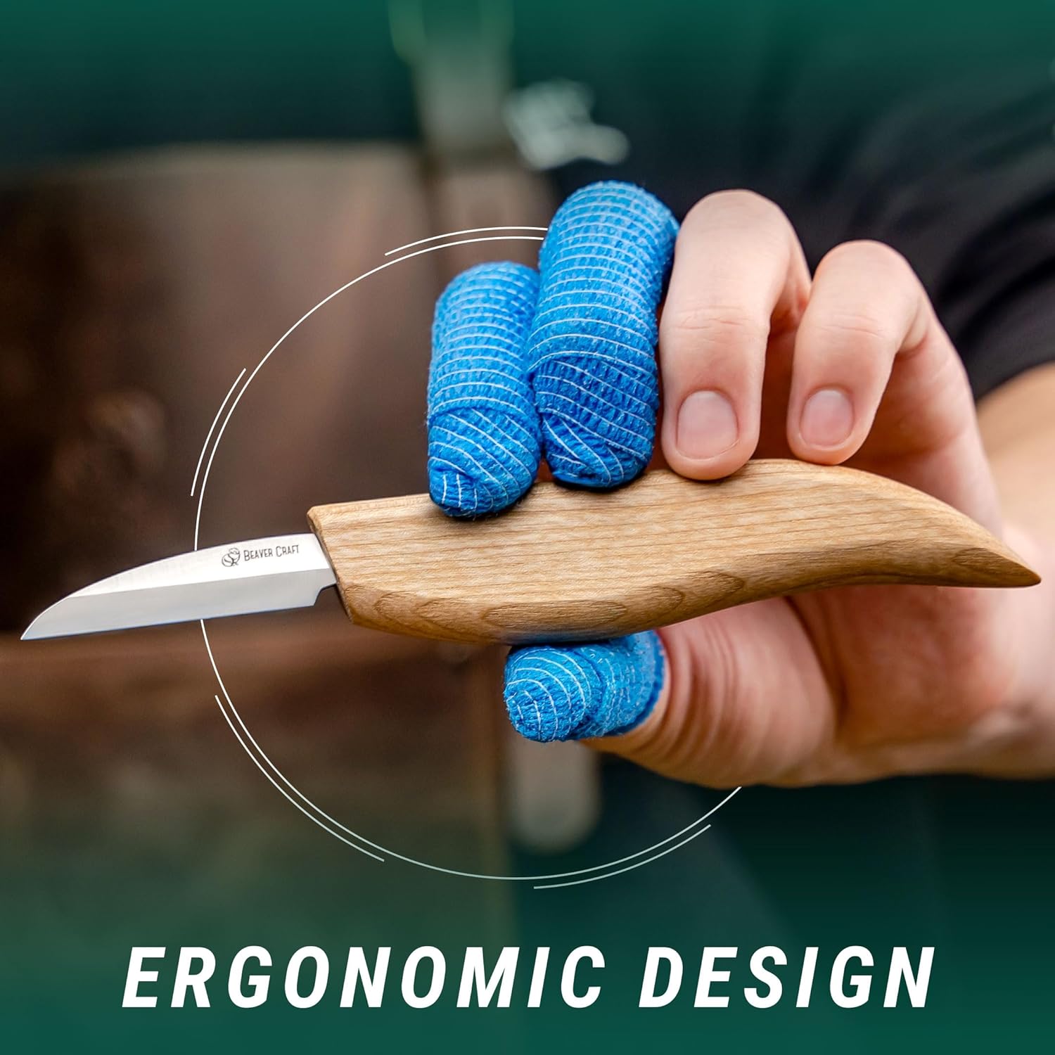 Beavercraft S15 - Kit Coltelli per Intaglio Legno - immagine 6