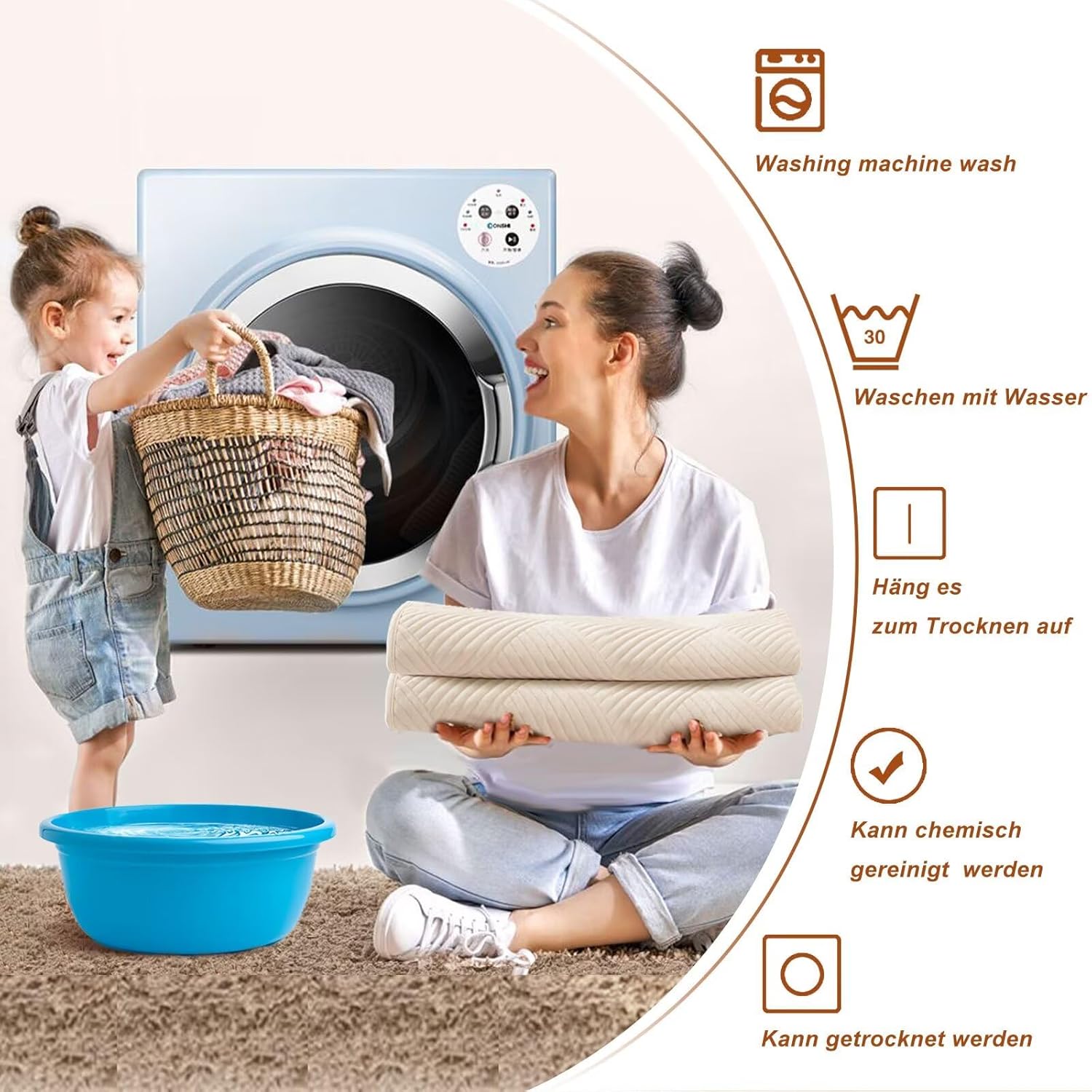 QHAIYYBF Copridivano 4 Posti con Penisola - immagine 7