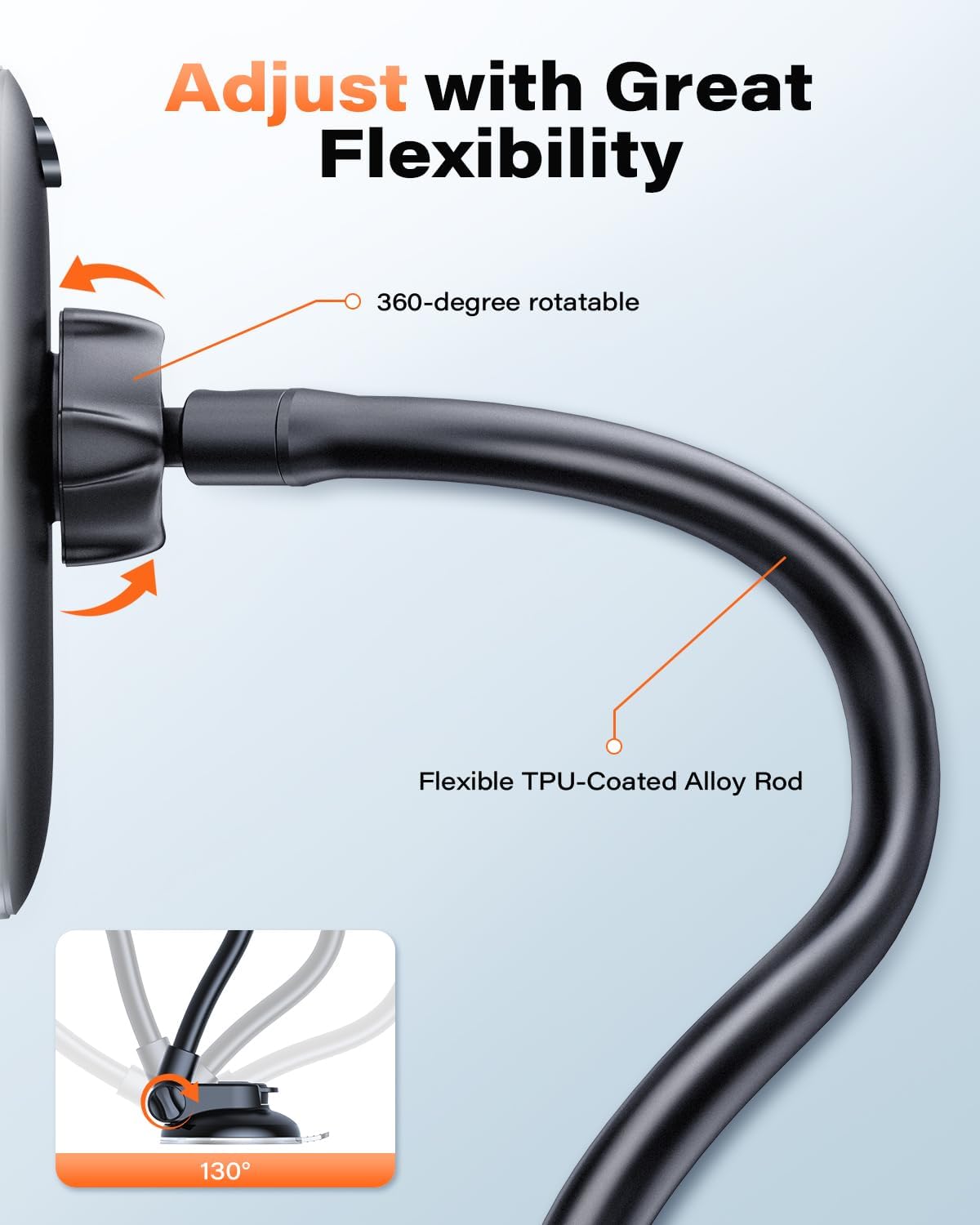 Apps2car Supporto Telefono Auto per Parabrezza - immagine 3