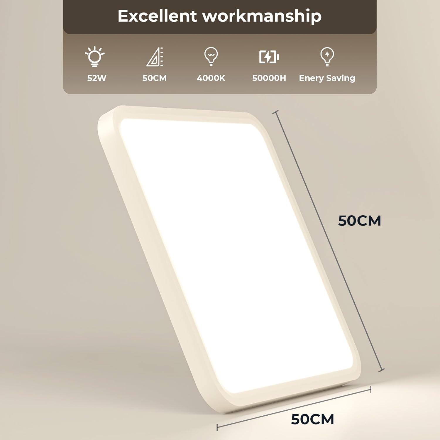 Easy Eagle Plafoniera LED Soffitto 50CM 4000K - immagine 2