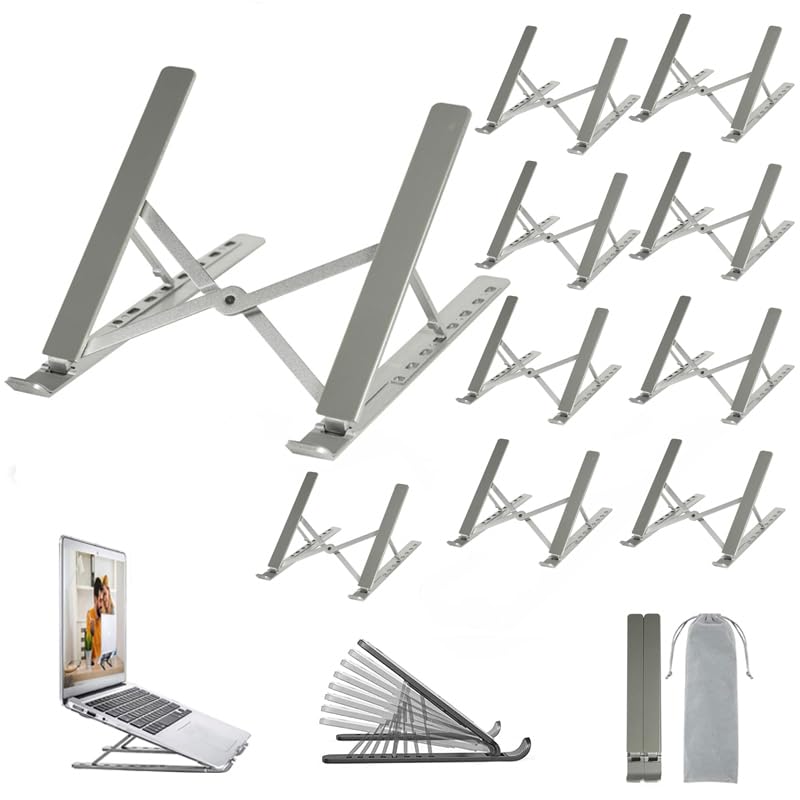 Supporto PC Portatile Alluminio Regolabile 10-17.3"