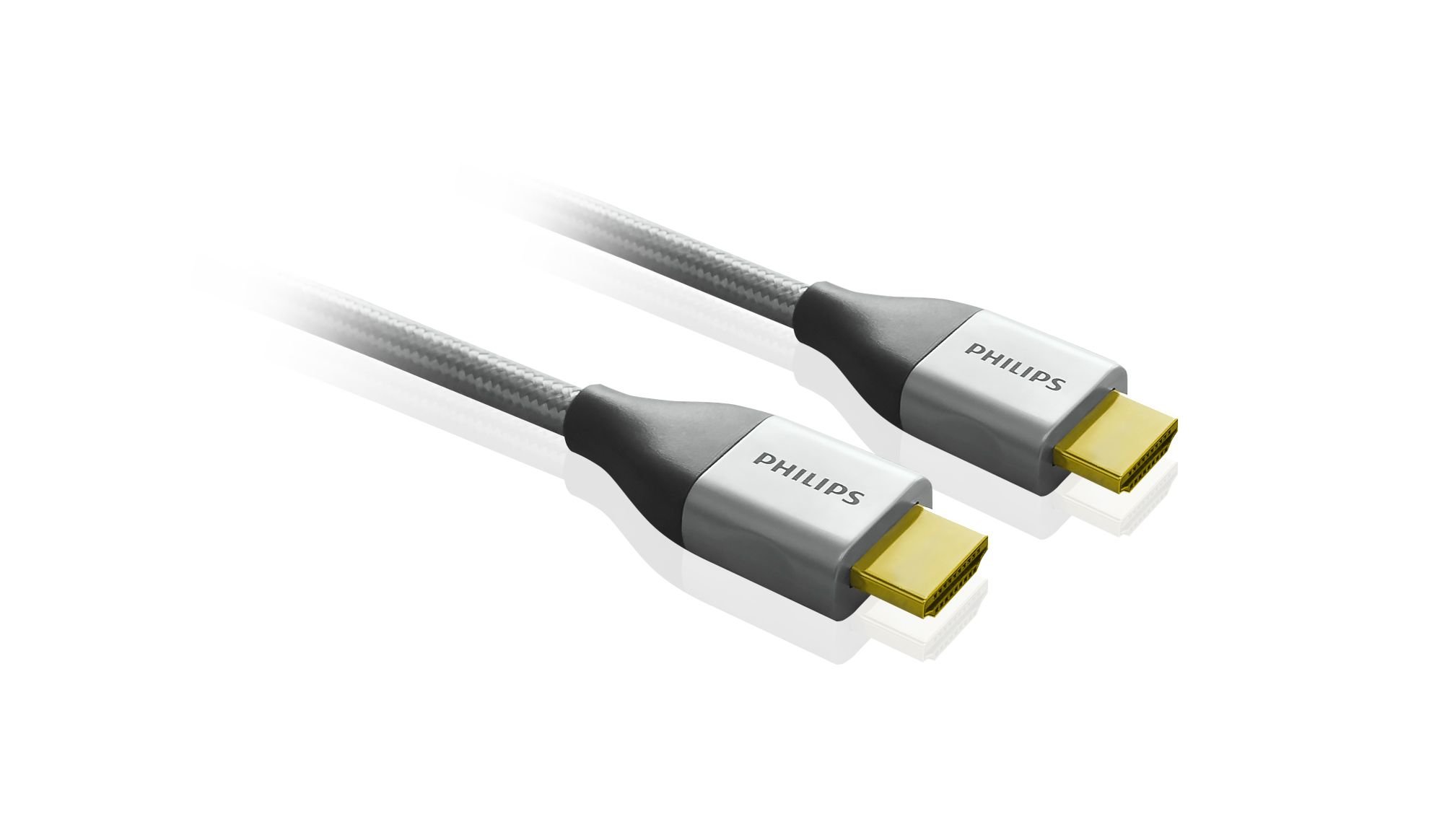 PHILIPS SWV3452S - Cavo HDMI Premium con Ethernet, colore: Grigio