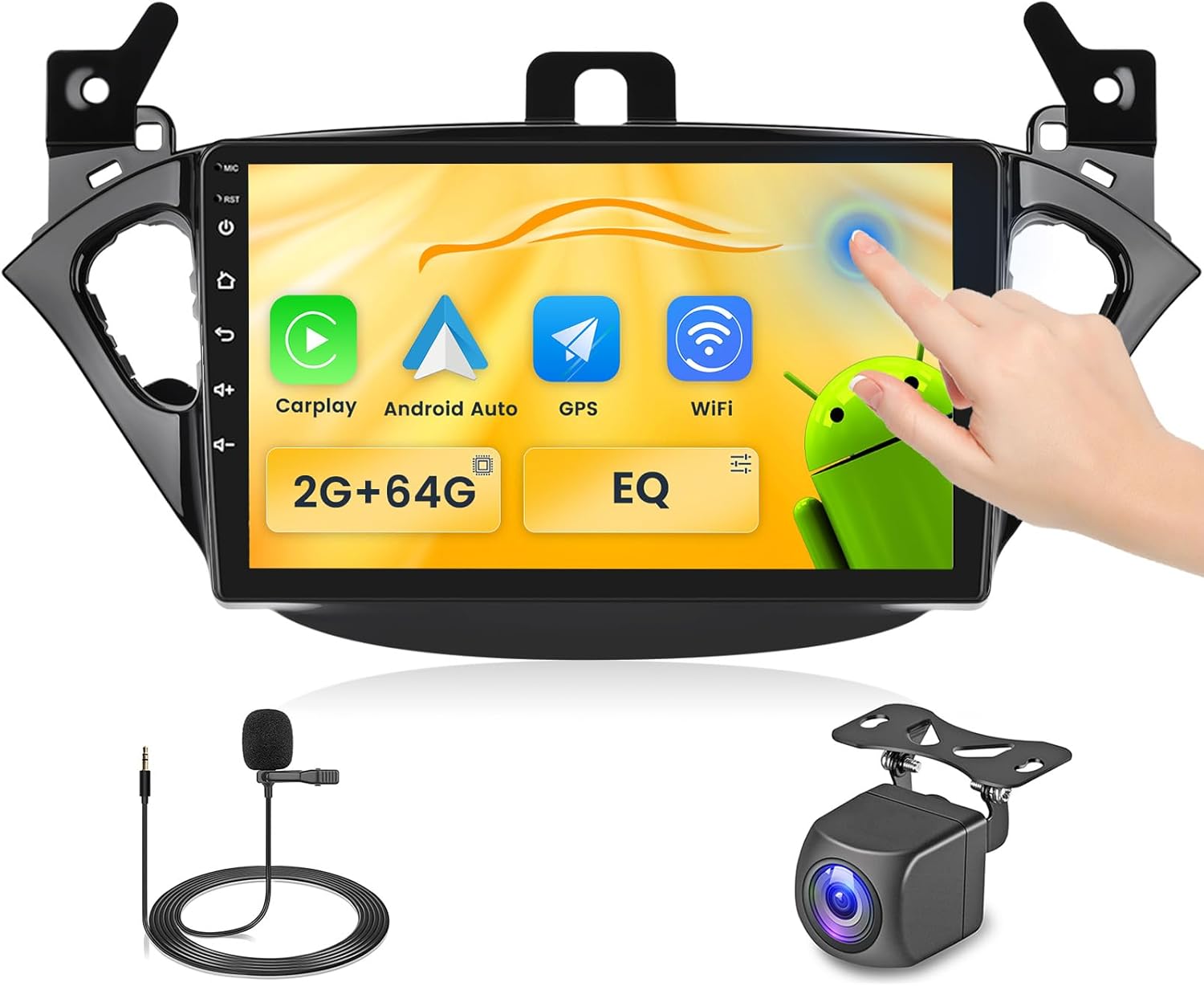 Fuluku Android Autoradio 9'' per Opel Corsa E/Adam - immagine 1