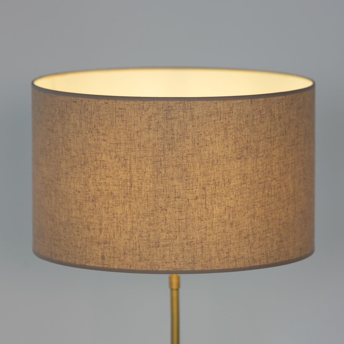 PANTALLA TUBO 40X40X24 LINO NATURAL