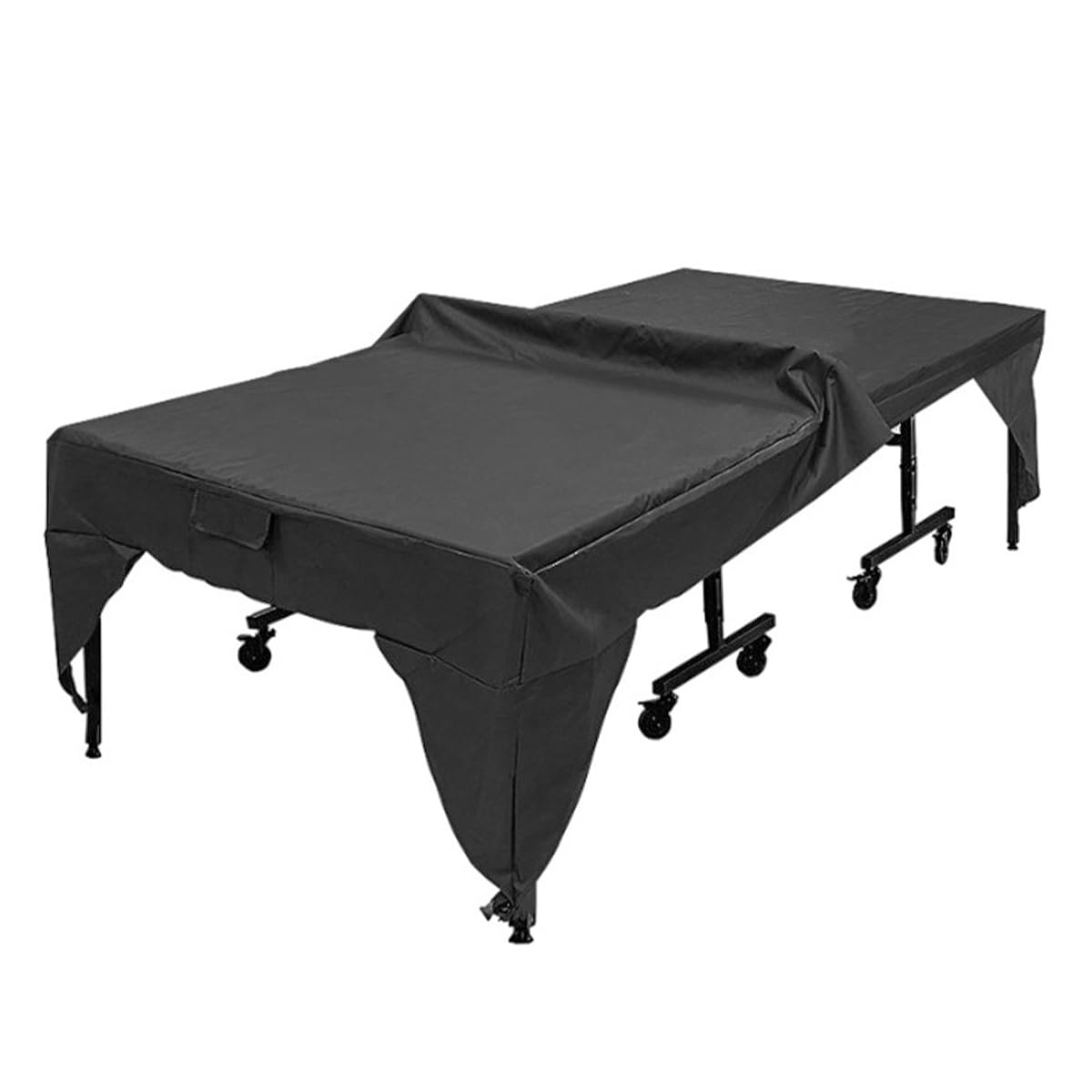 Copertura per Tavolo da Ping Pong Copertura Impermeabile per Tavolo da Ping Pong Copertura per Tavolo da Ping Pong Copertura Antipolvere per Tavolo da Ping Pong Nero 280x153x73cm