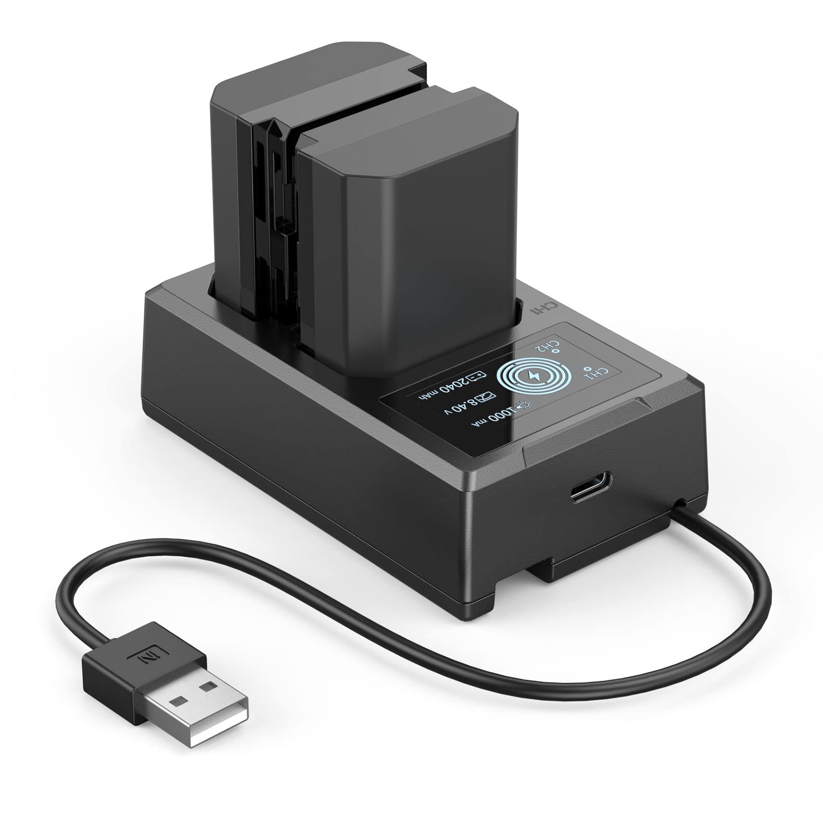 Smallrig NP-FZ100 (2 Pcs) - Batterie e Caricabatterie Doppio