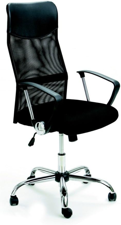 Inter Link Torino - Sedia da Ufficio Regolabile, Nera - immagine 1