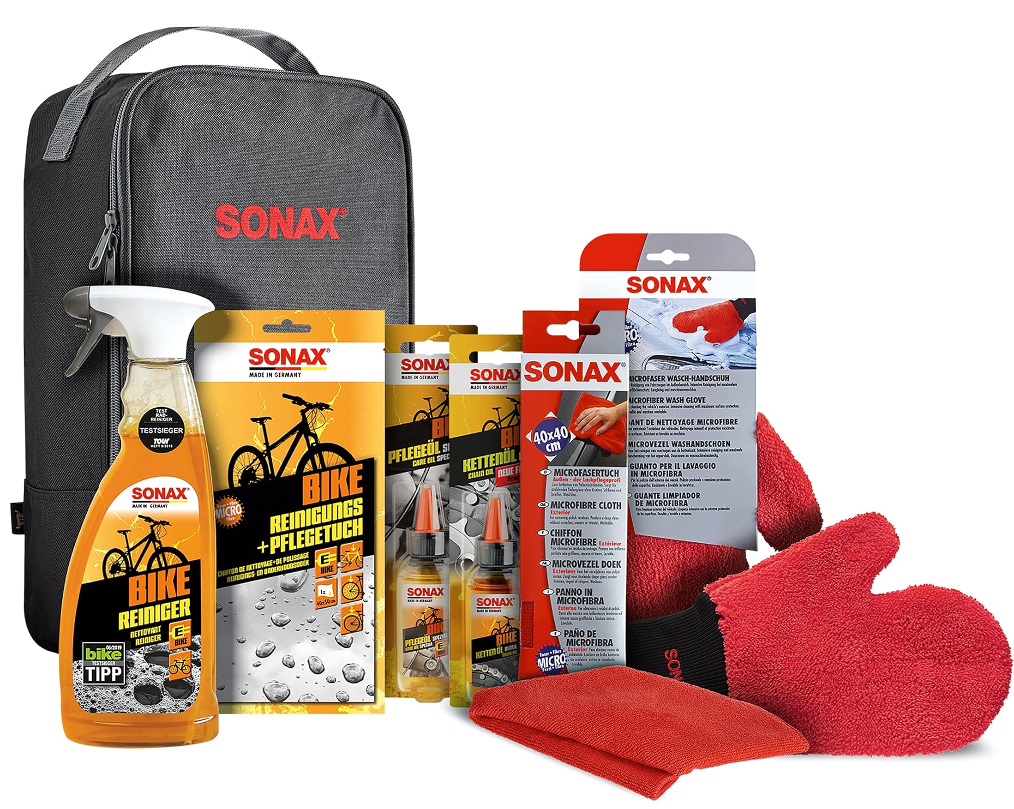 Sonax Set Bike con Borsa per Pulizia Completa