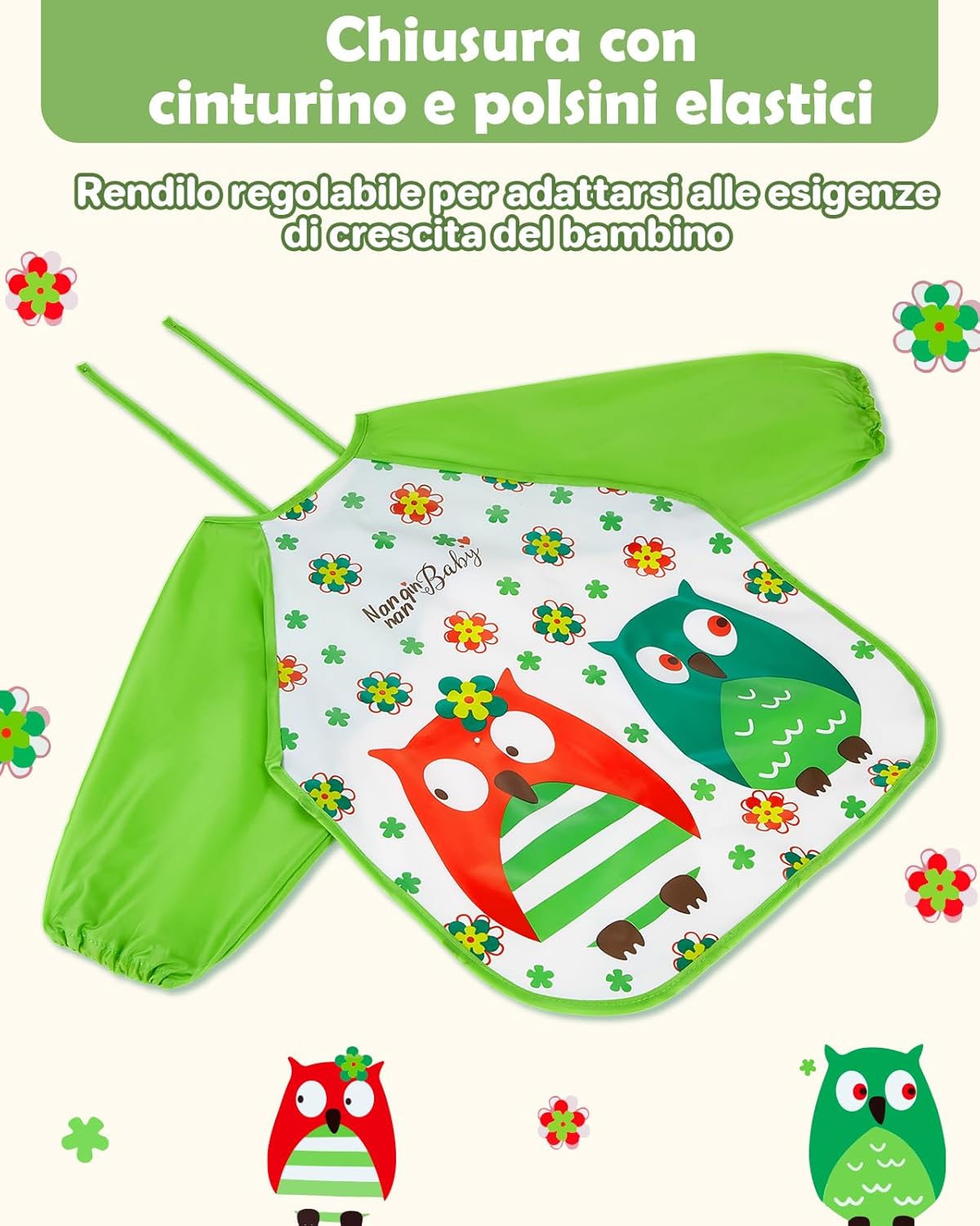 Lictin Bavaglini a Manica Lunga - 3 Pezzi - immagine 3