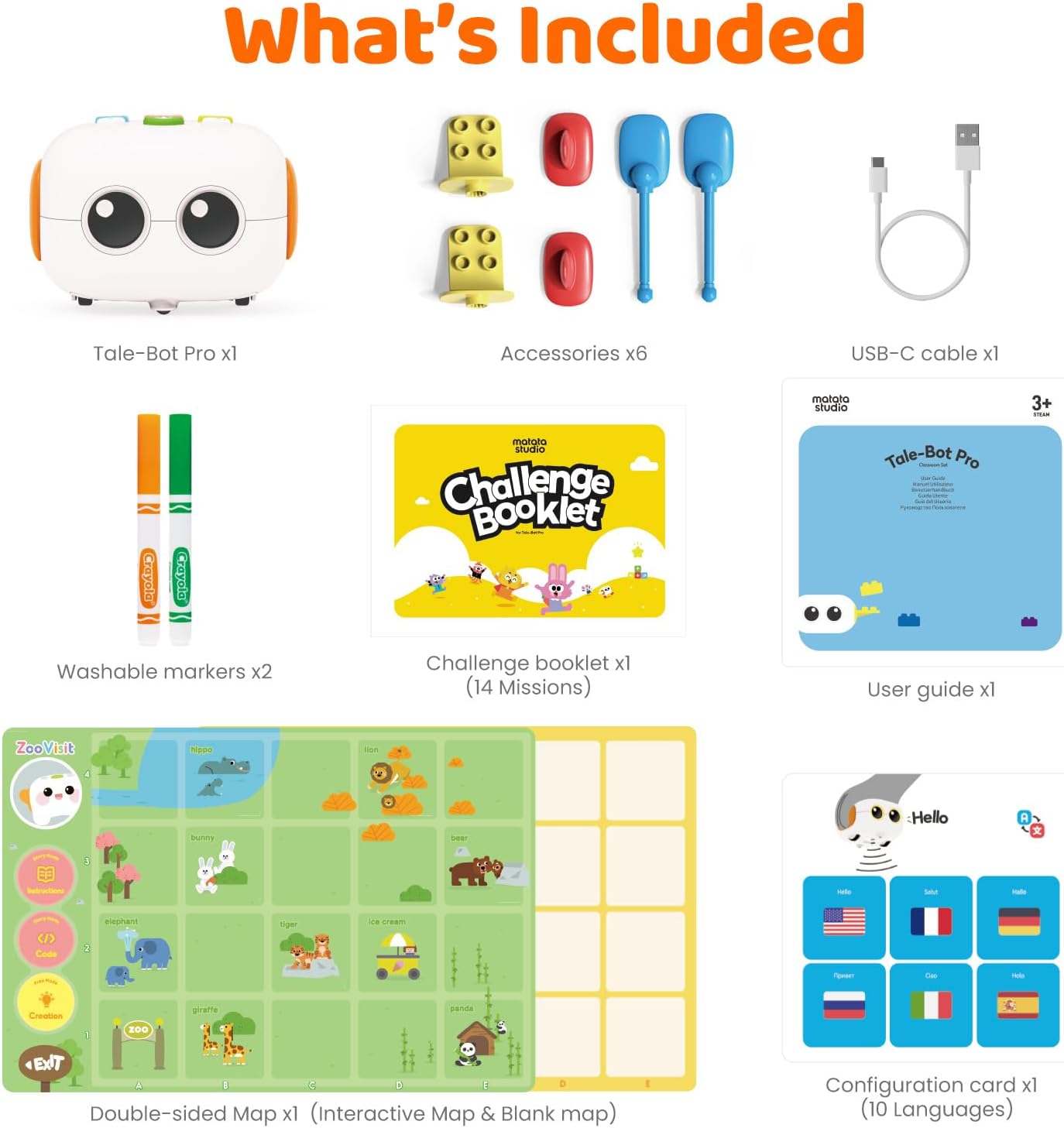 MatataStudio Talebot Pro - Robot di Codifica per Bambini - immagine 8