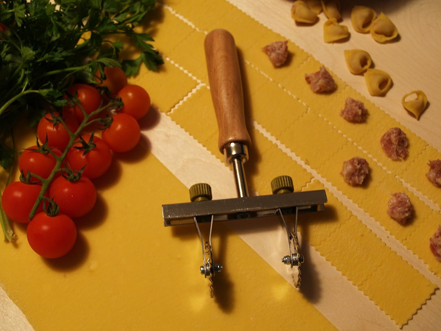 Taglia Pasta Regolabile 2 Lame Inox Dentate - immagine 4