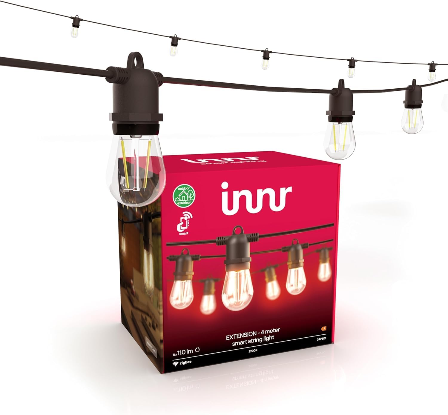 Innr Guirland Luminosa 4m, Estensione, 8 LED