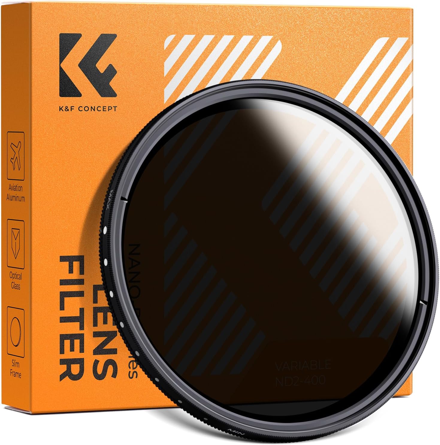 K&f Concept Filtro ND Variabile Nano-Basic 82mm - immagine 1
