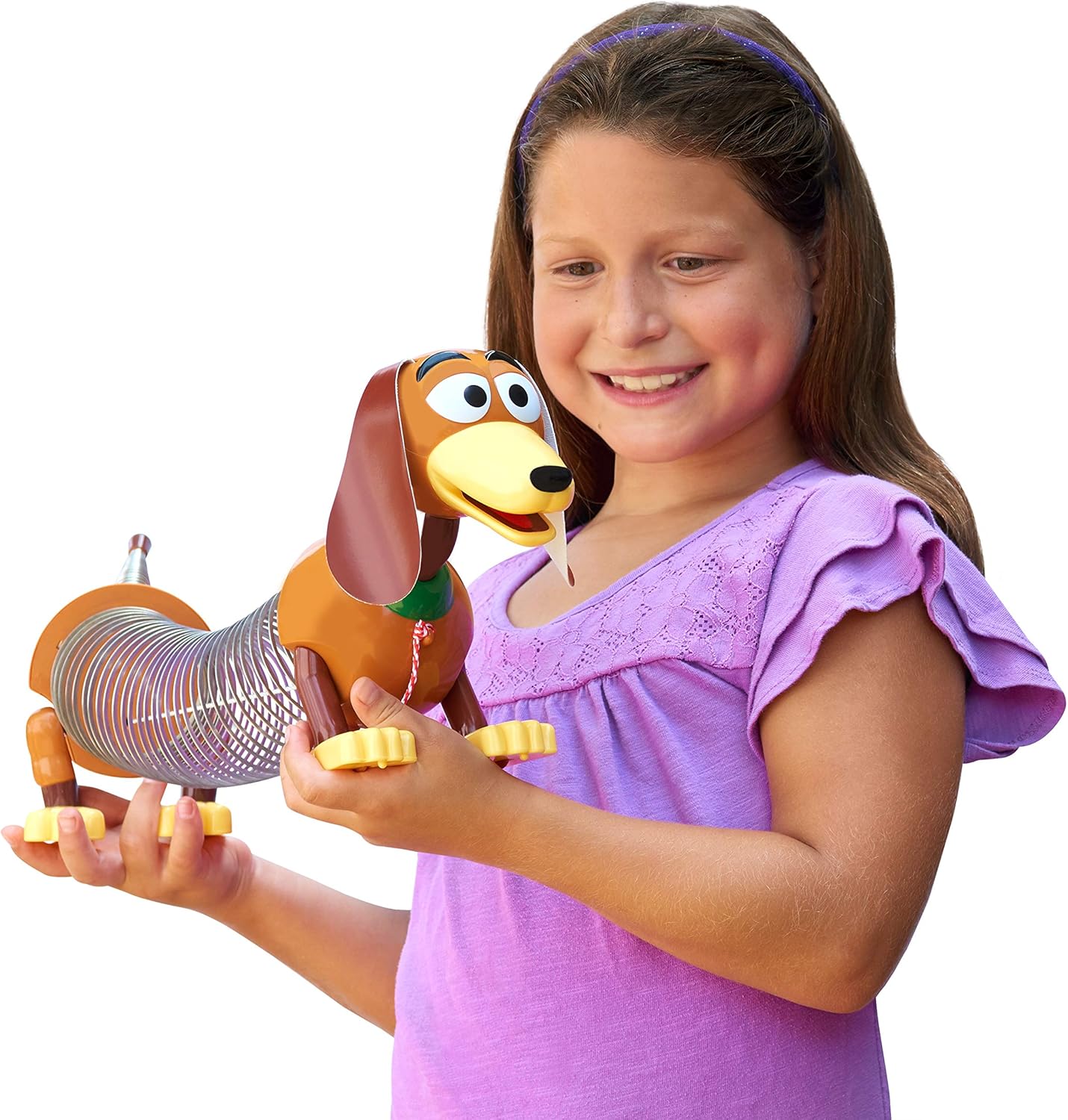 Cane trainabile Slinky di Toy Story Disney e Pixar, giocattolo a molla per bambini e bambine, giocattoli per bambini di 18 mesi di Just Play - immagine 2