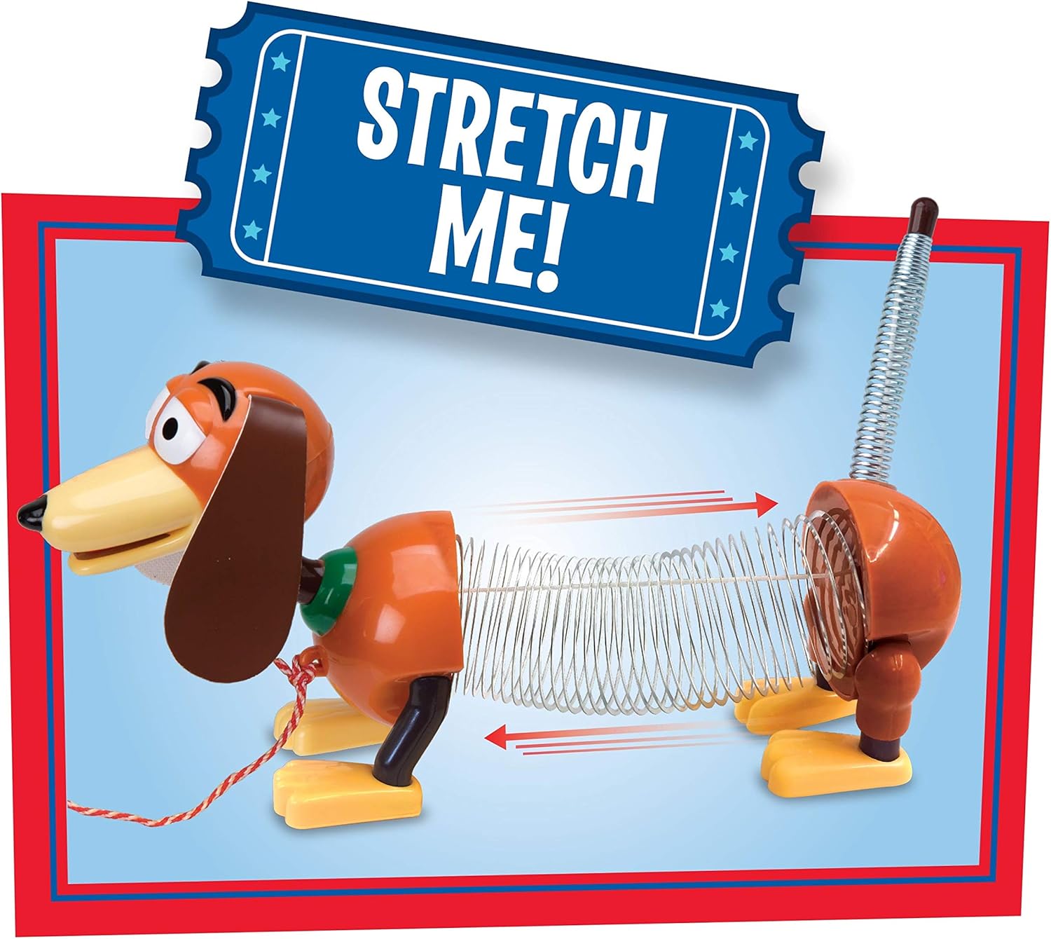 Cane trainabile Slinky di Toy Story Disney e Pixar, giocattolo a molla per bambini e bambine, giocattoli per bambini di 18 mesi di Just Play - immagine 5