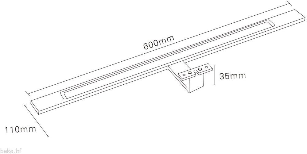Lampada LED da Bagno per Specchio e Armadi - immagine 6