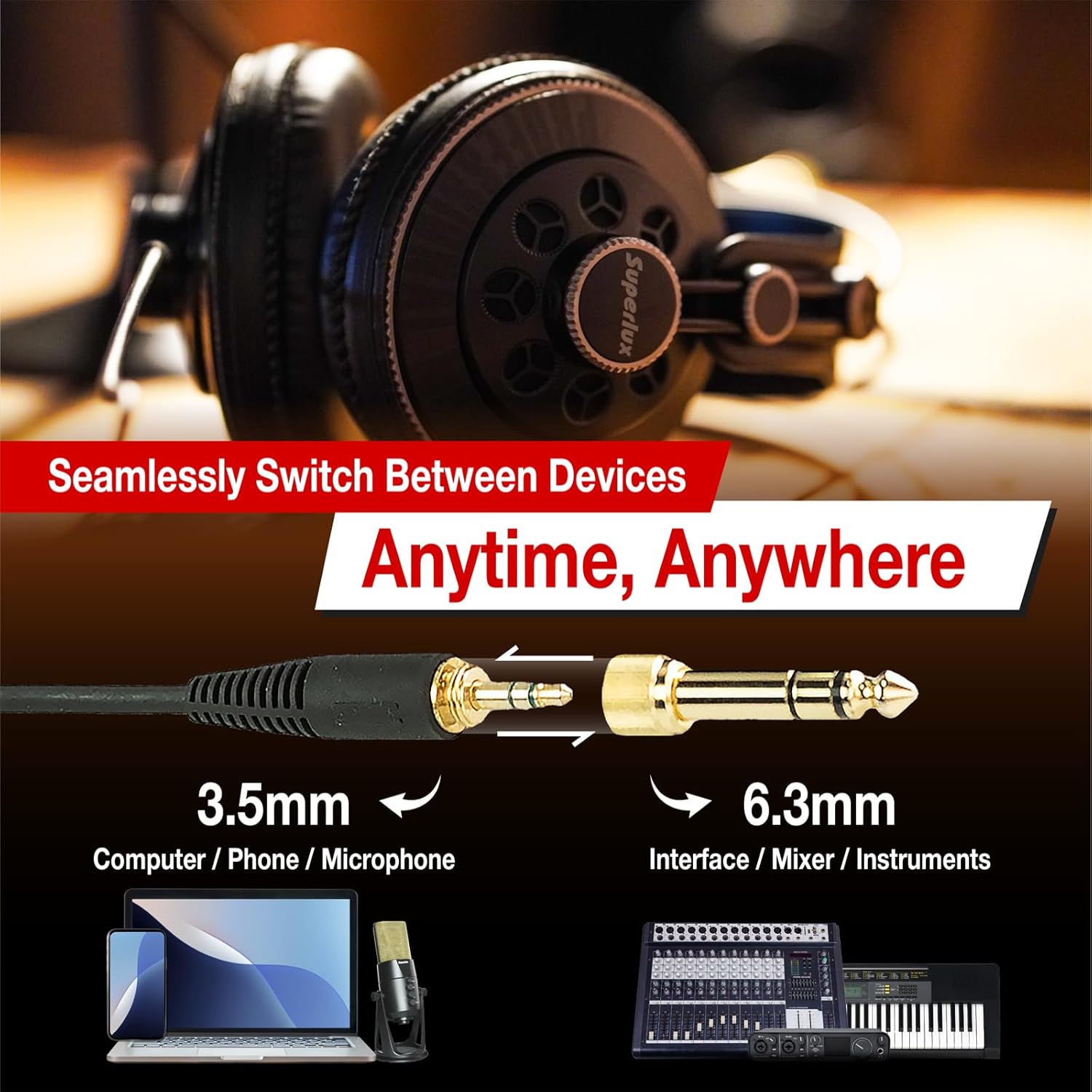 Superlux Cuffie HD681B - immagine 6