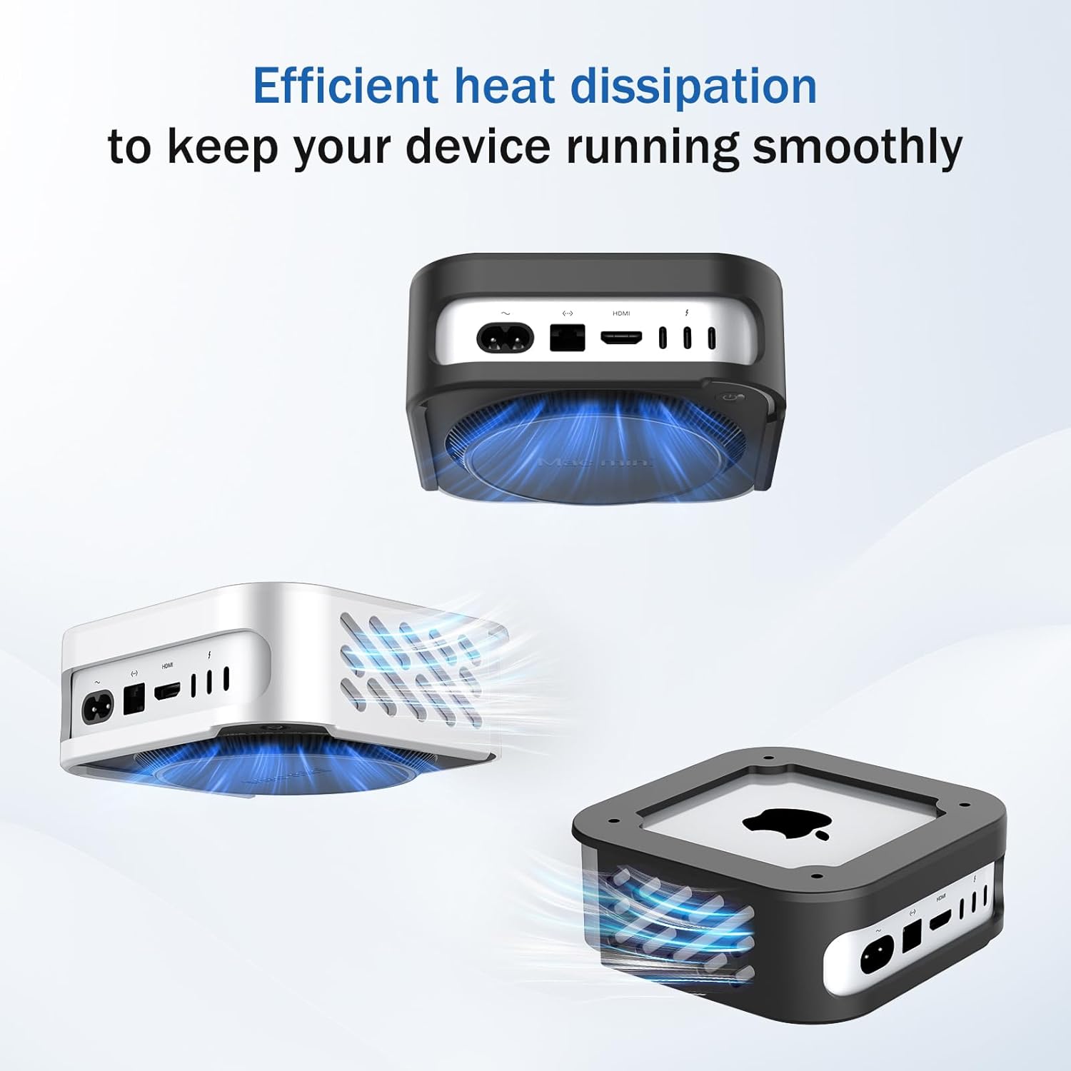 Newhail Supporto da Scrivania per Mac Mini M4/M4 Pro - immagine 3