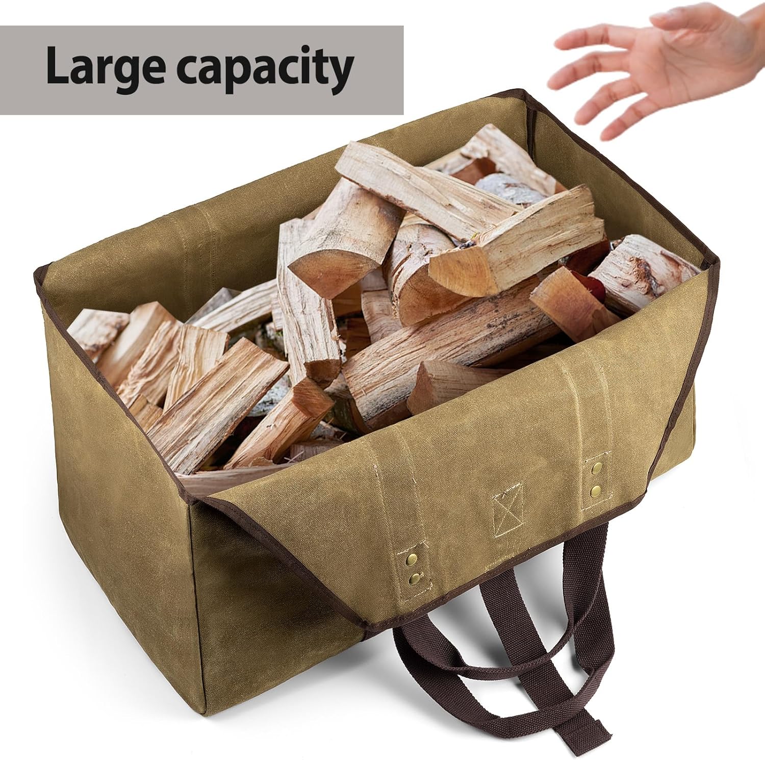 Bonthee Borsa per Legna da Ardere - Extra Large - immagine 3