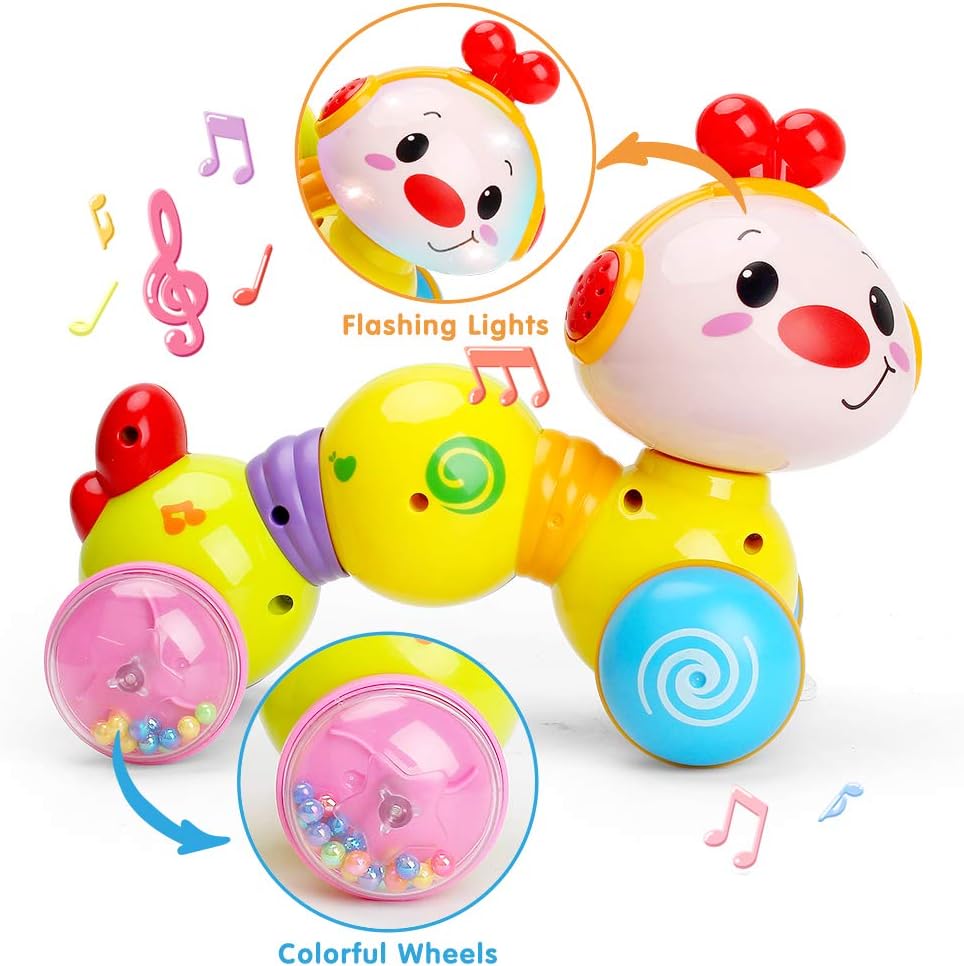 TINOTEEN Giocattoli Musicali Striscianti Caterpillar - immagine 4