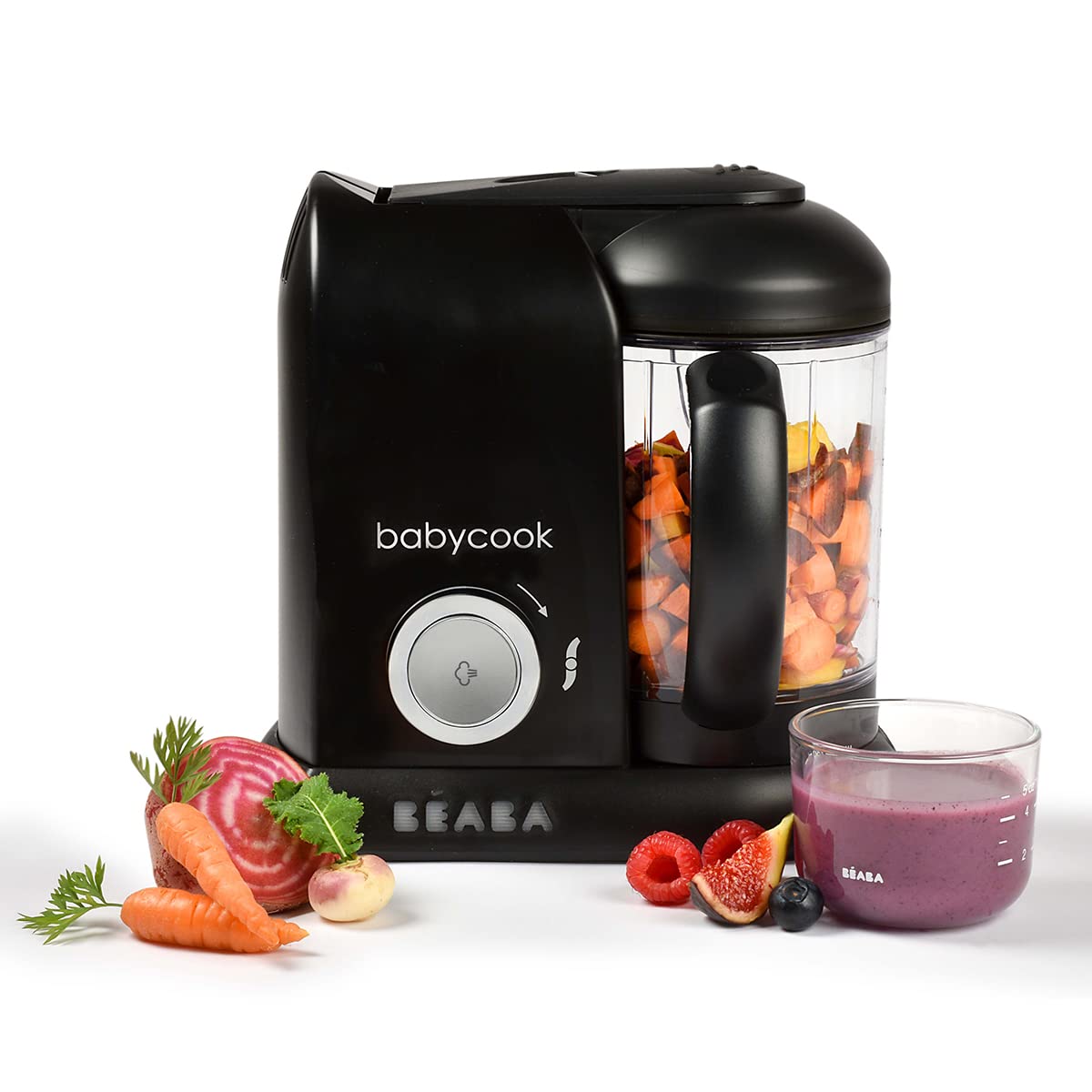 Béaba Babycook Solo - Macchina per la Pappa 4 in 1, Black