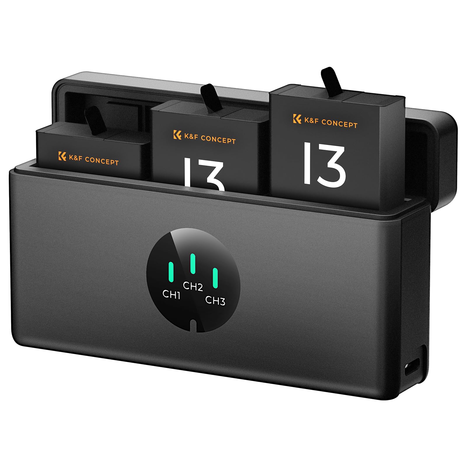 K&f Concept 3 Batterie Enduro 2100mAh con Caricabatterie