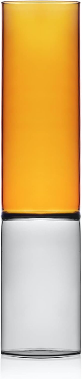 Ichendorf Milano Vaso ambra/smoke collezione Bamboo colore