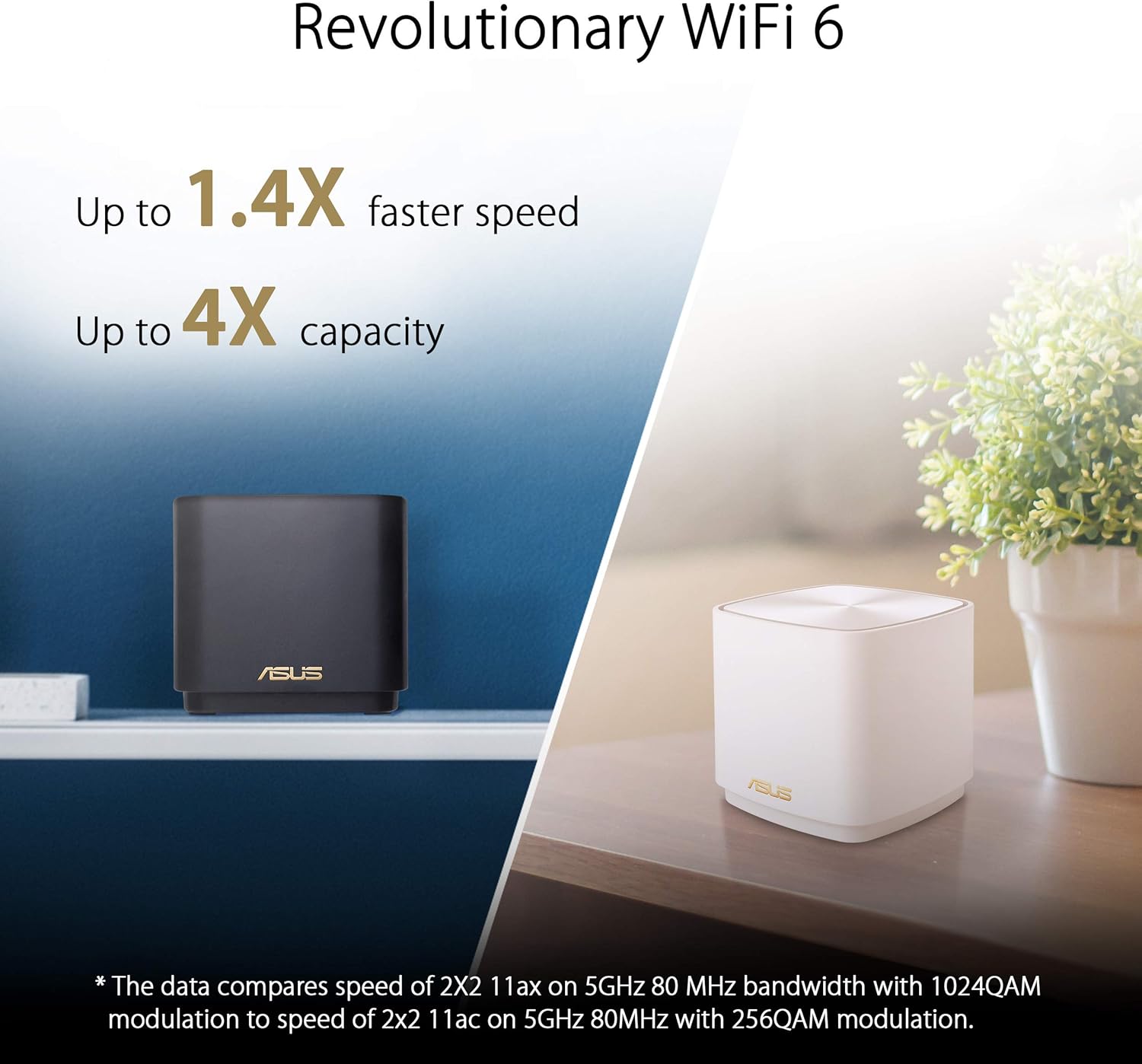 Asus ZenWiFi XD4 AX Mini Sistema Mesh AX1800 (3 Pezzi) - immagine 3