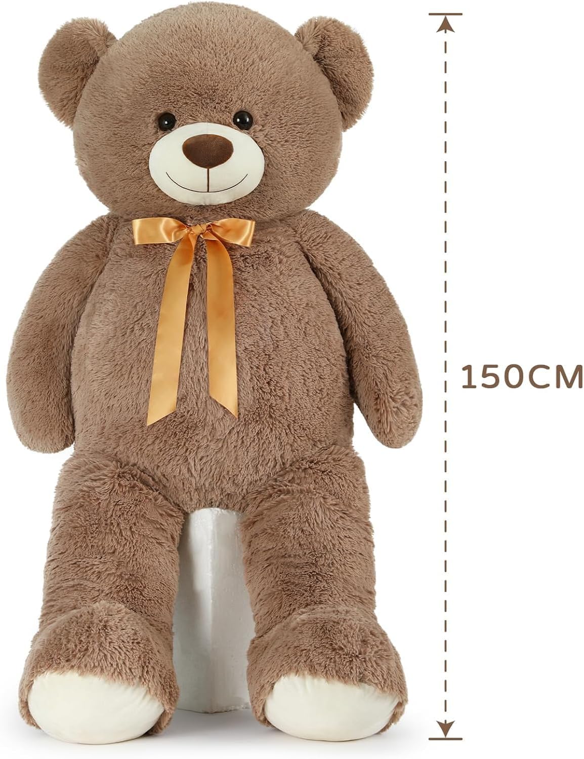 MorisMos Orso Peluche Gigante 150cm Marrone Scuro - immagine 2