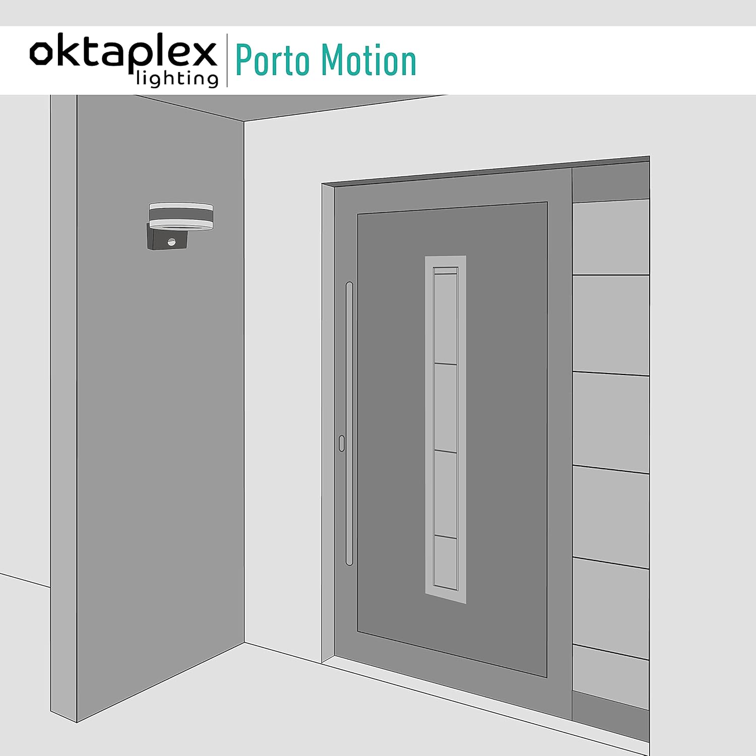 Oktaplex Lighting Porto Motion - Lampada Esterno LED - immagine 2
