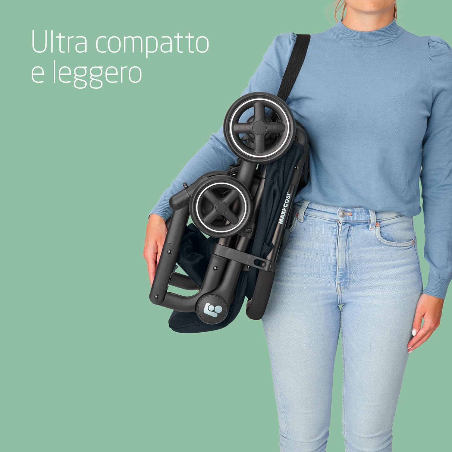 Maxi-cosi Lara2 Passeggino Leggero da Viaggio, Essential Graphite - immagine 2