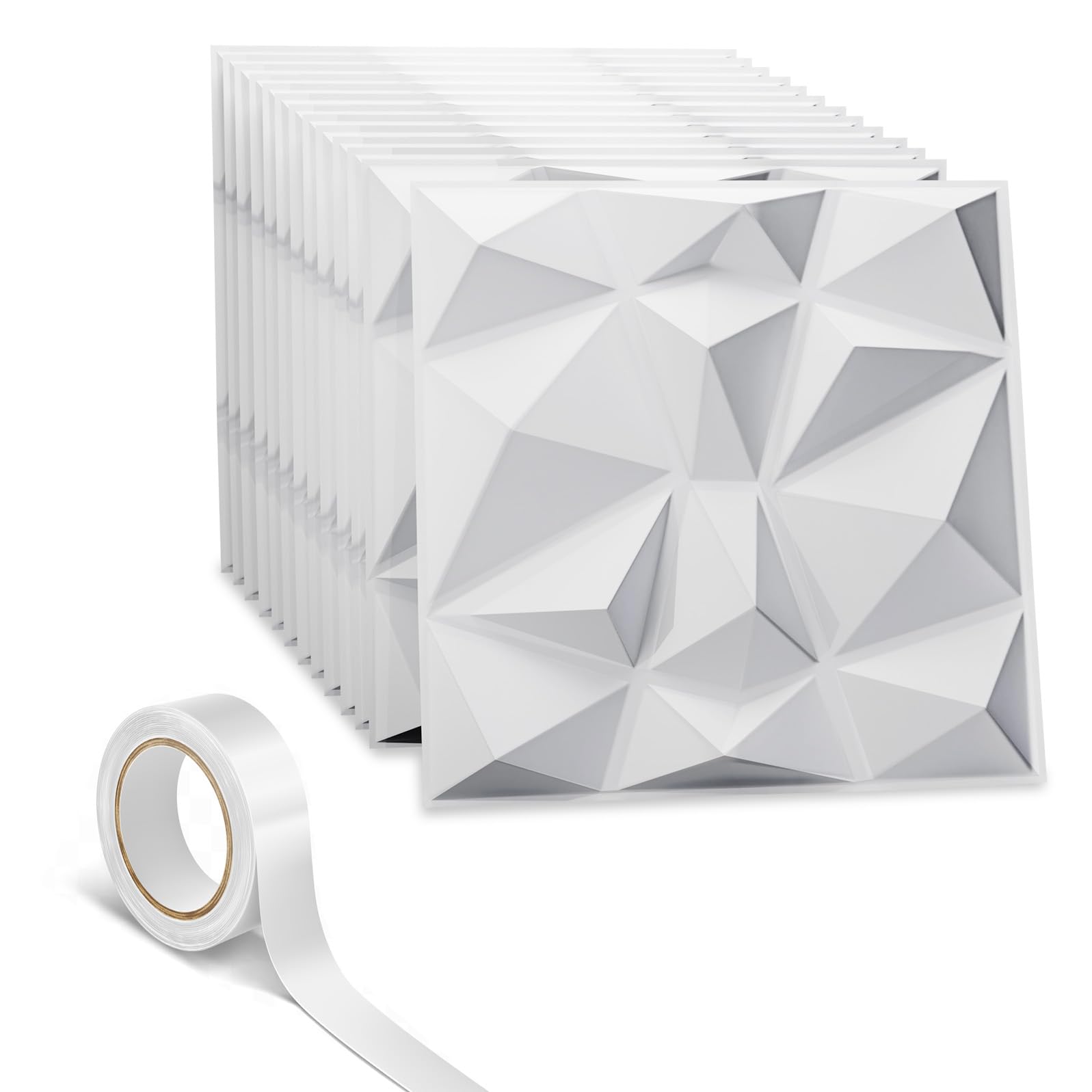 AMARA DECO - 30 Pannelli Adesivi 3D PVC 30x30cm