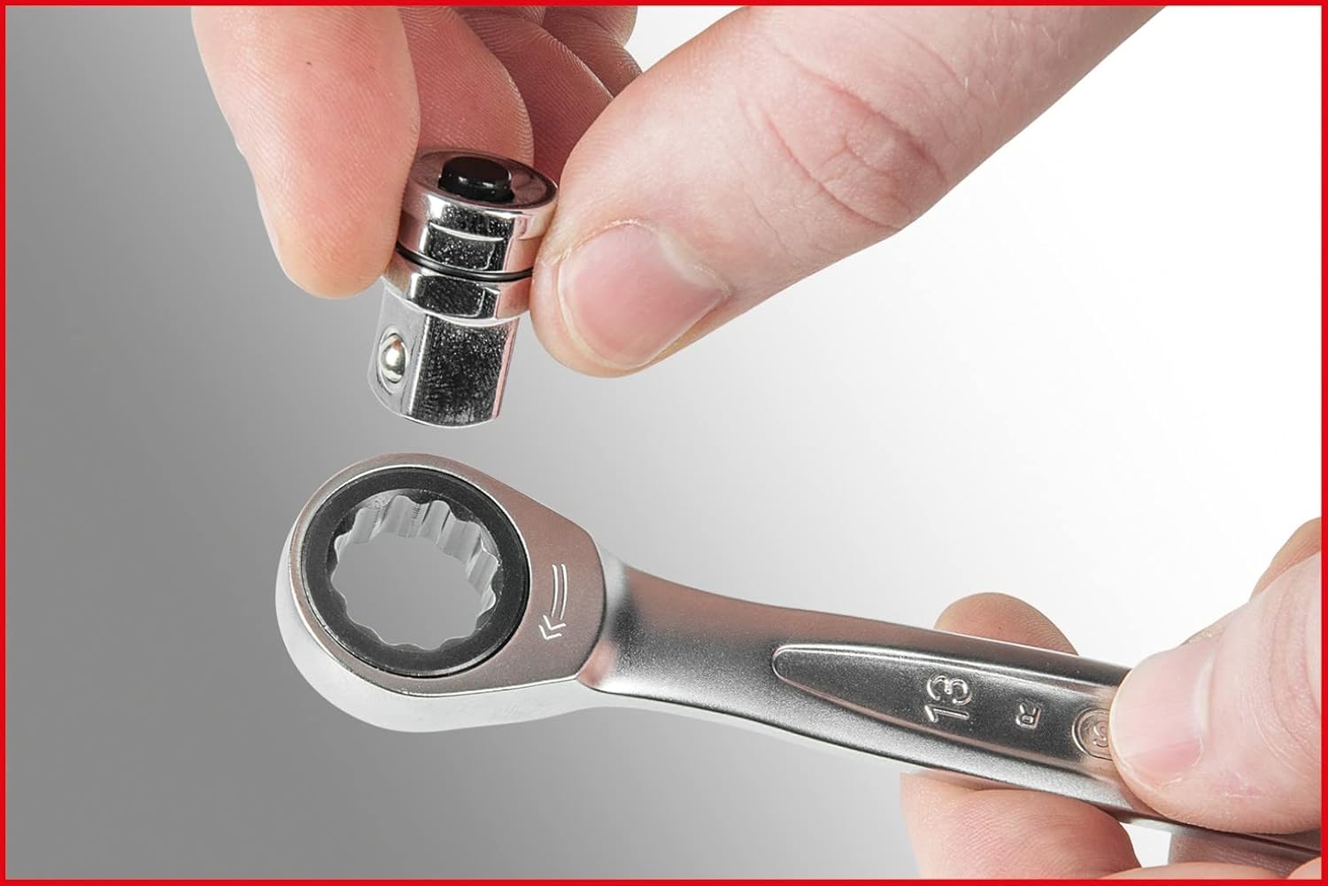 Ks Tools 503.4266 - Serie chiavi a cricco GEARplus 16 pz. - immagine 8