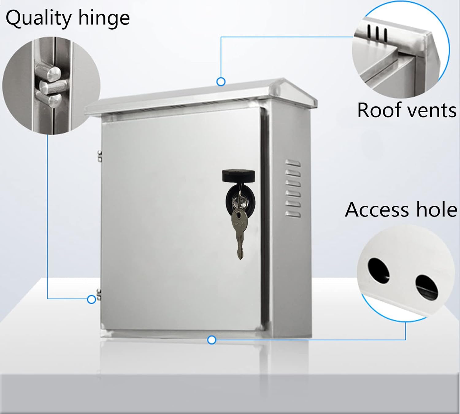 Contenitore Elettrico Esterno in Acciaio Inossidabile - immagine 2